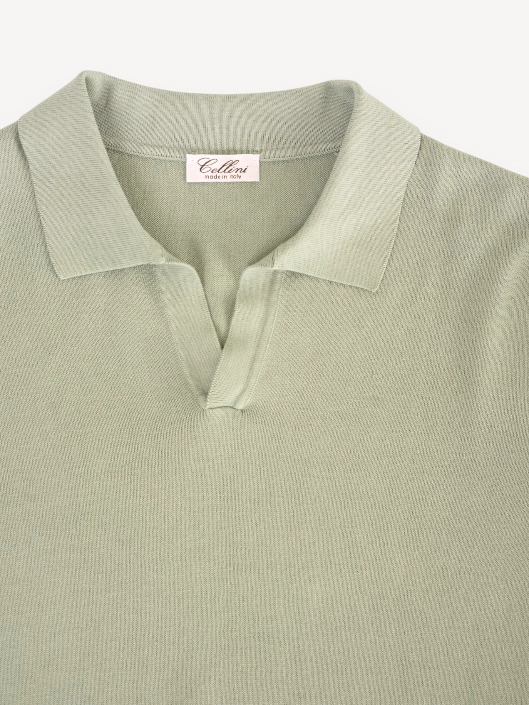 Polo Buttonless - Pistache