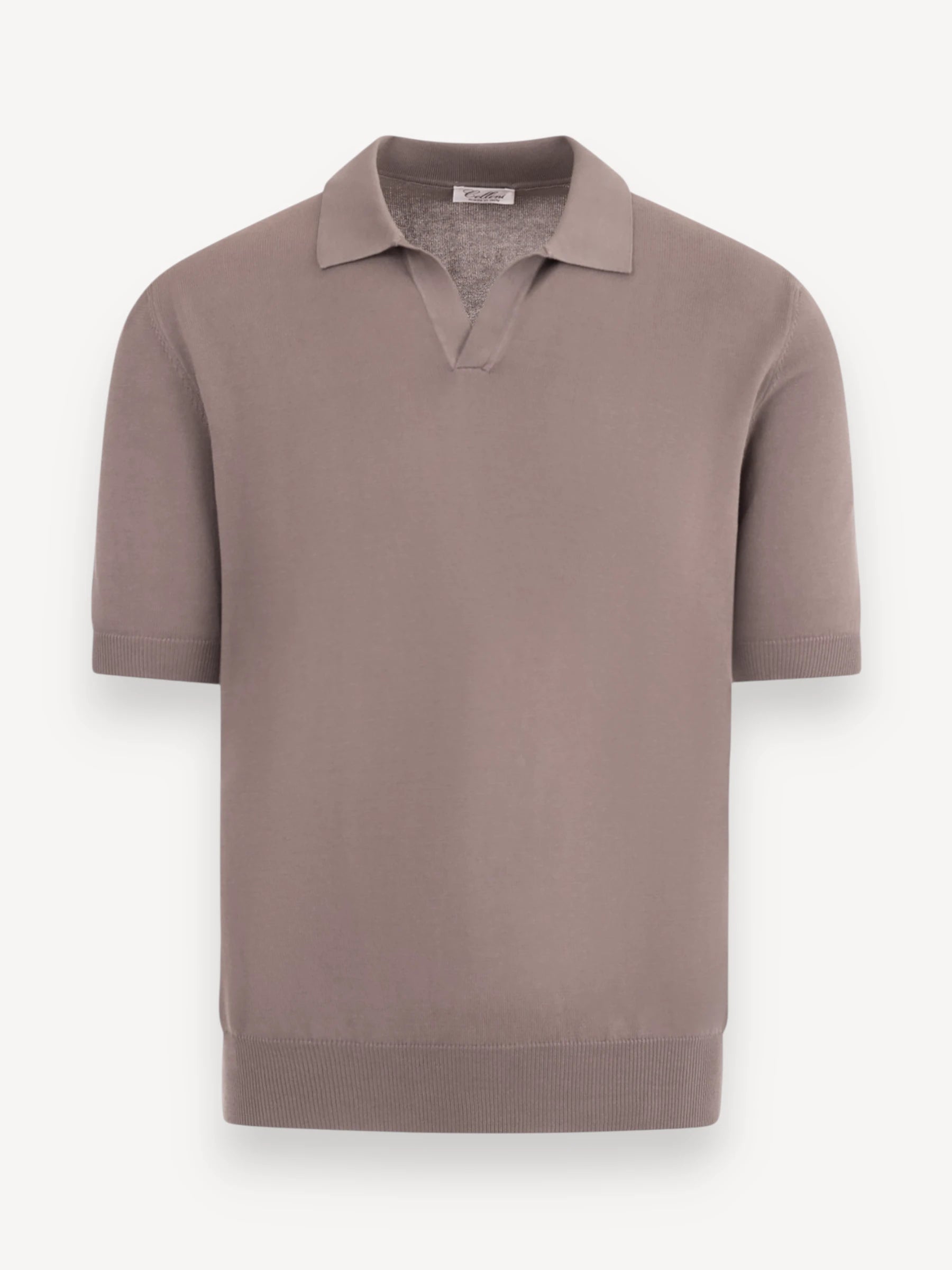 Polo Buttonless - Taupe