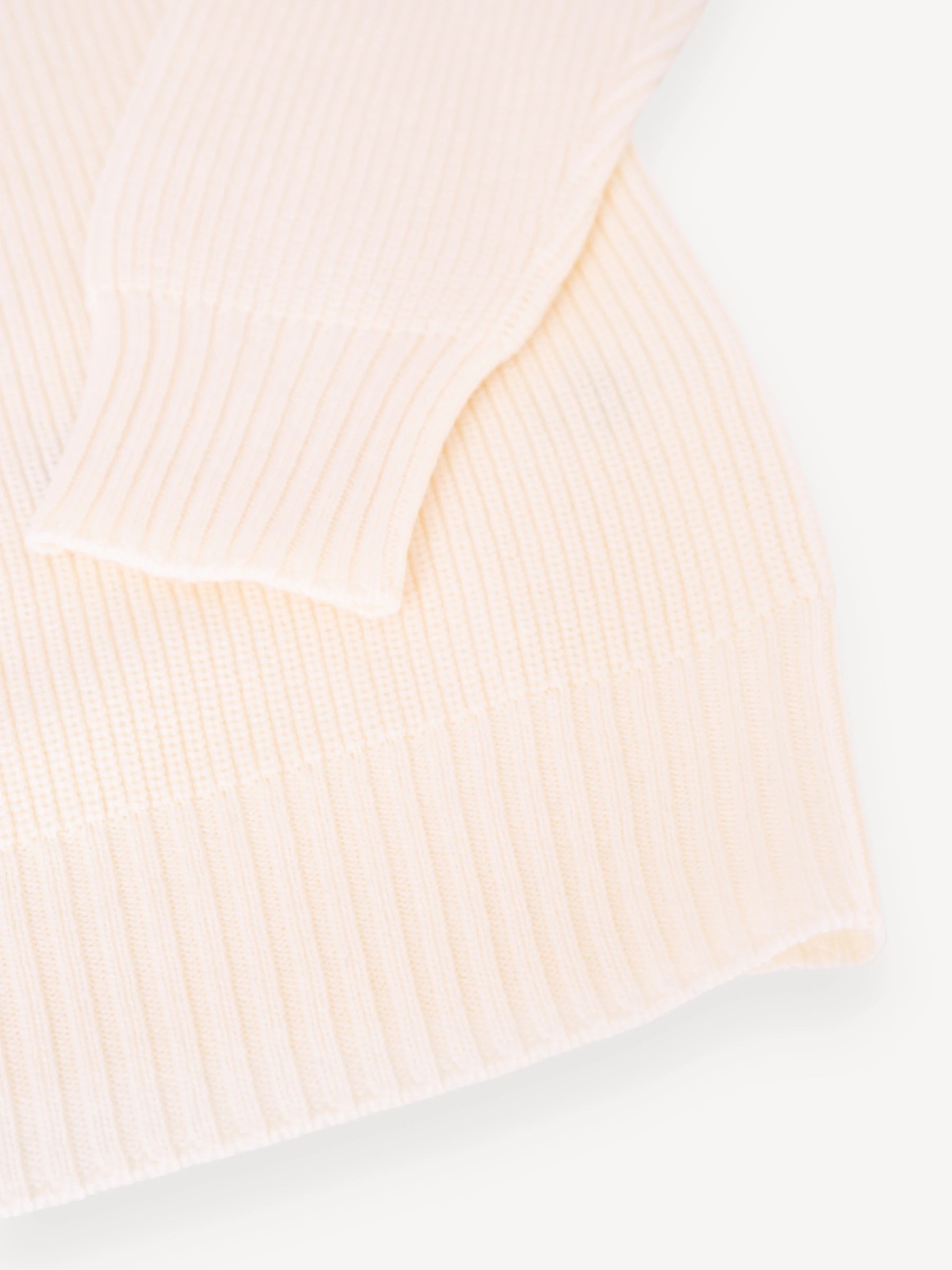 Rain Wool Half-Zip - Ecru