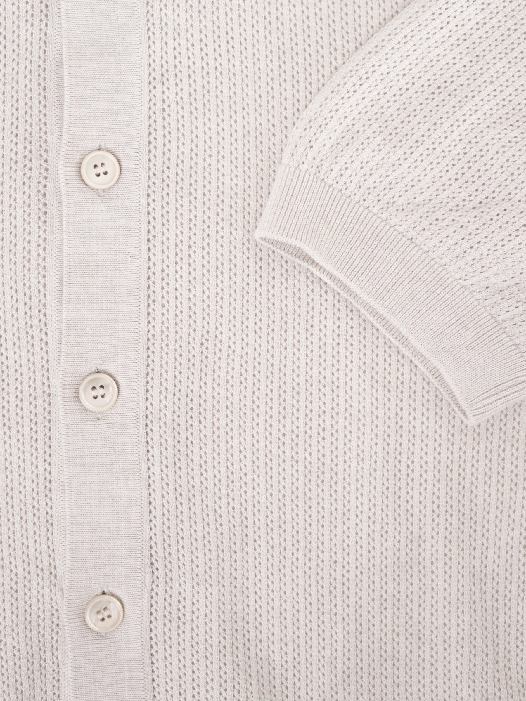 Knitted Shirt - Ecru
