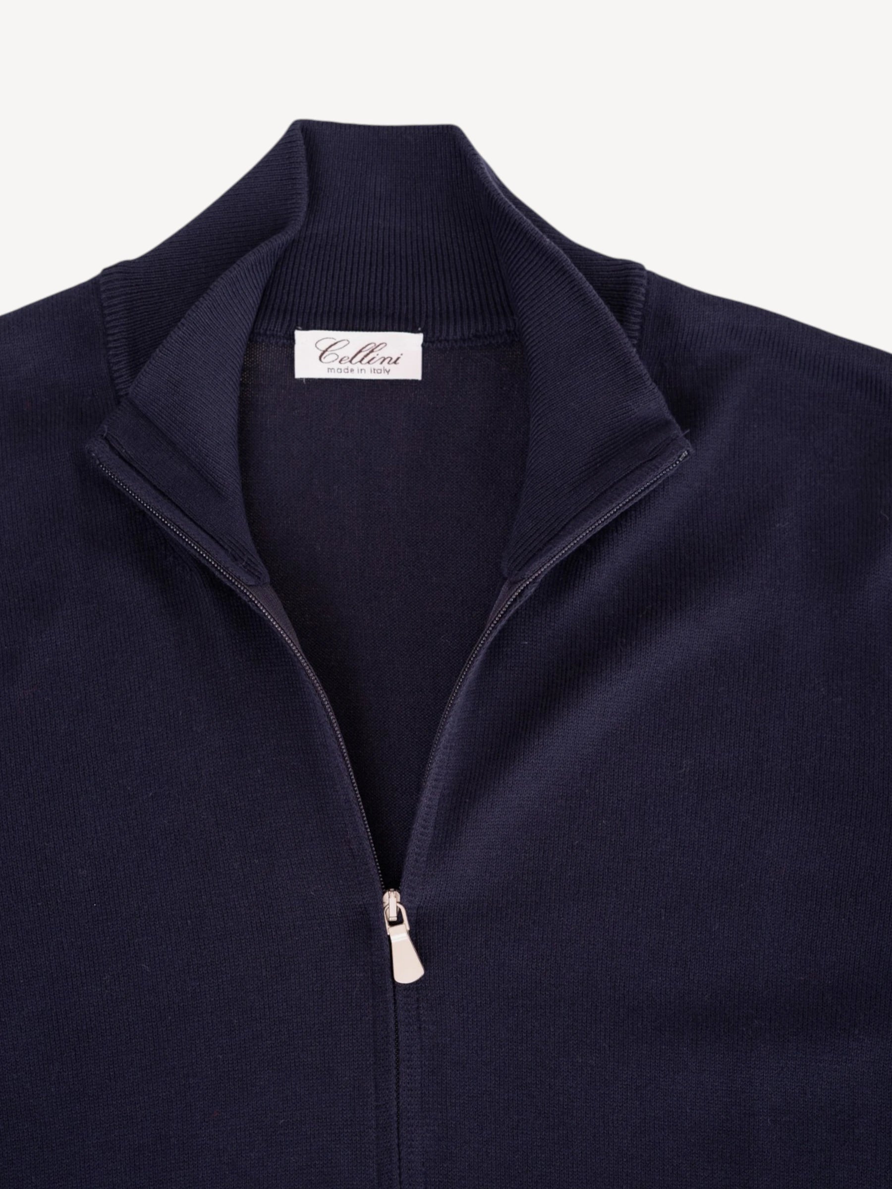 Zip Cardigan - Donkerblauw