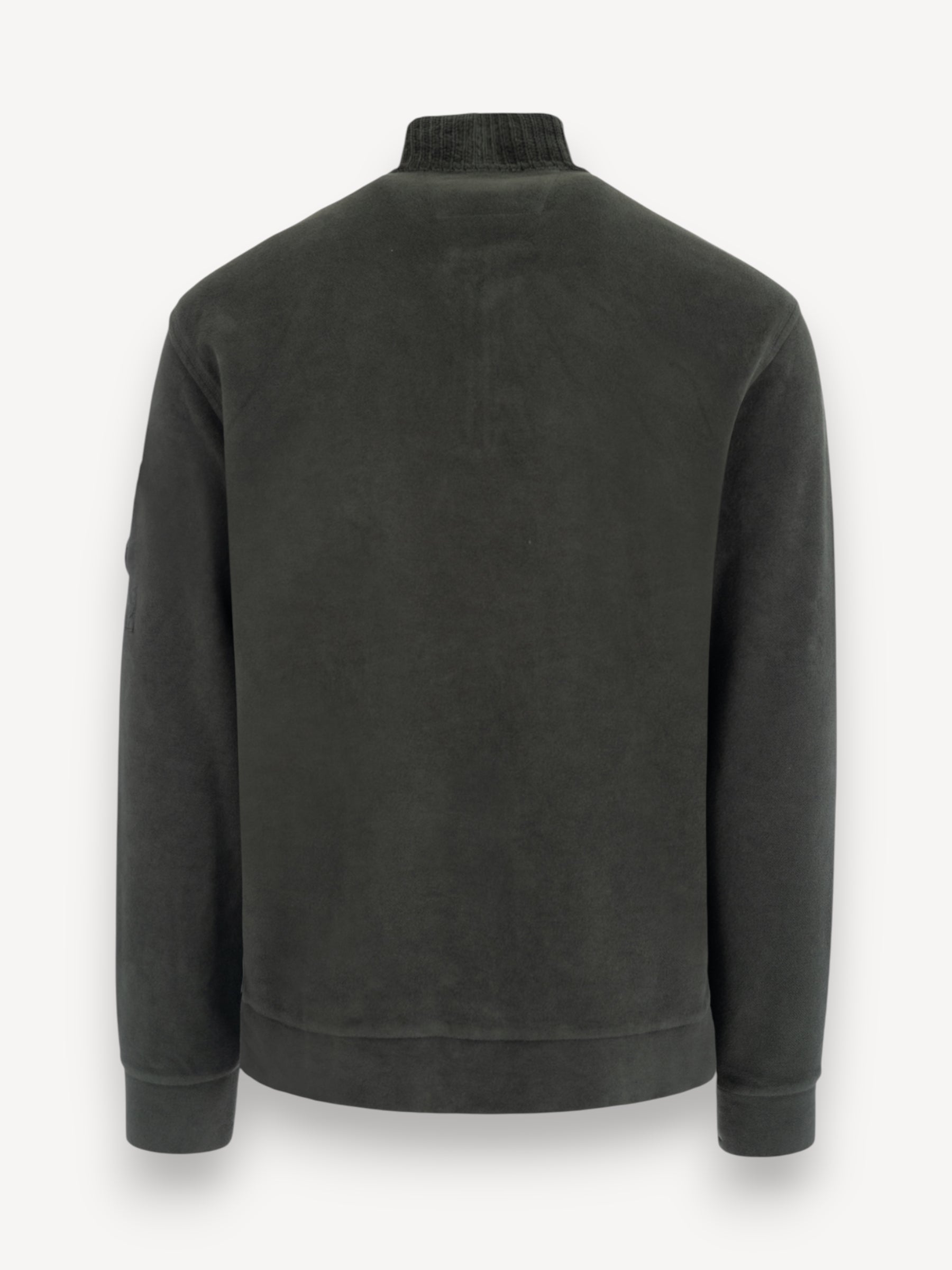 Brushed Half-Zip Lens Sweater - Dark Shadow