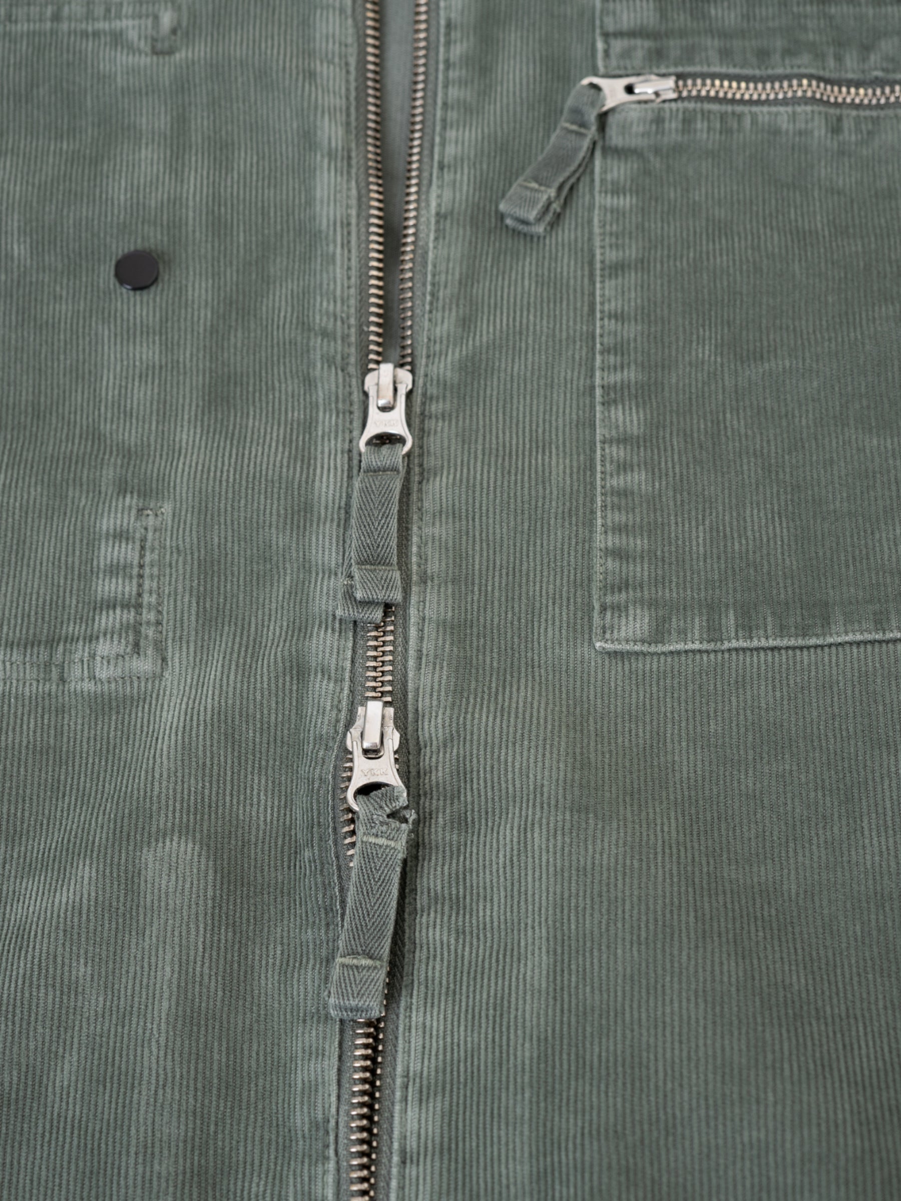 Corduroy Lens Overshirt - Gunmetal