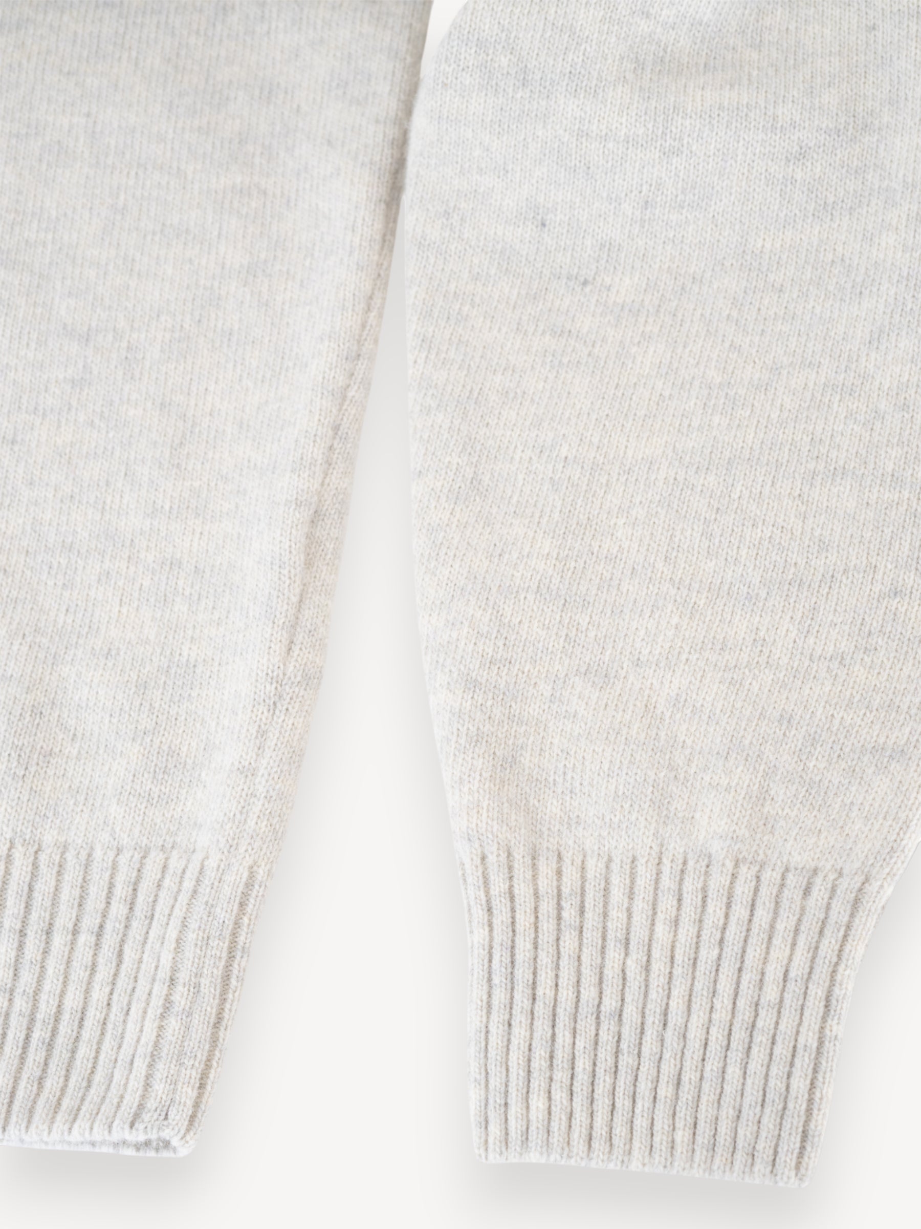 Lamsbwool Half-Zip Sweater - Grijs