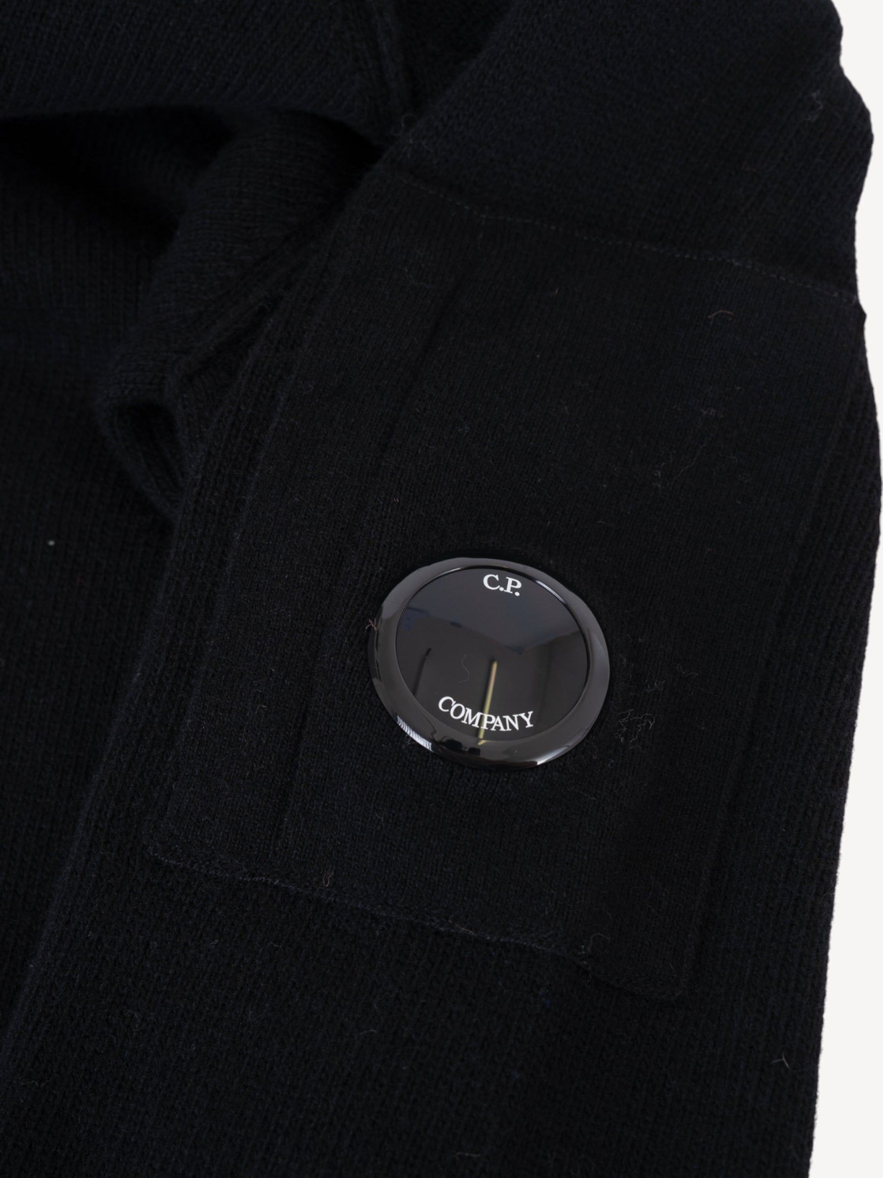 Lambswool Half-Zip Sweater - Zwart