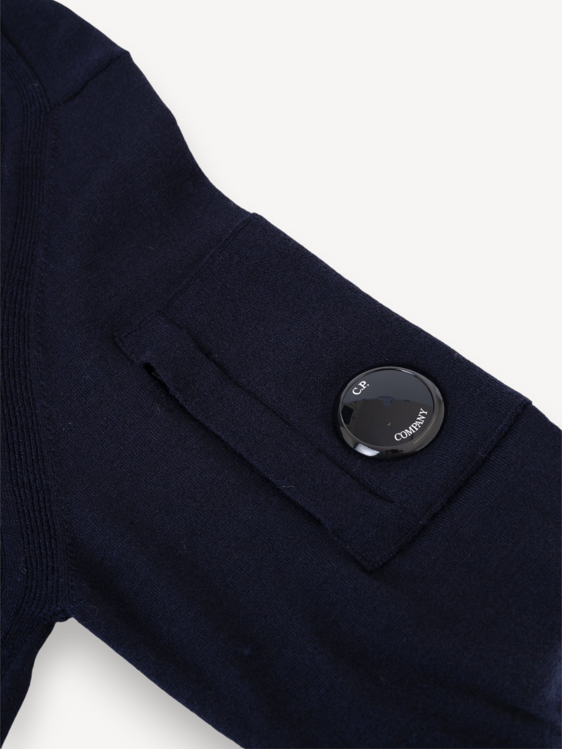 Merino Wol Half-Zip Sweater - Donkerblauw