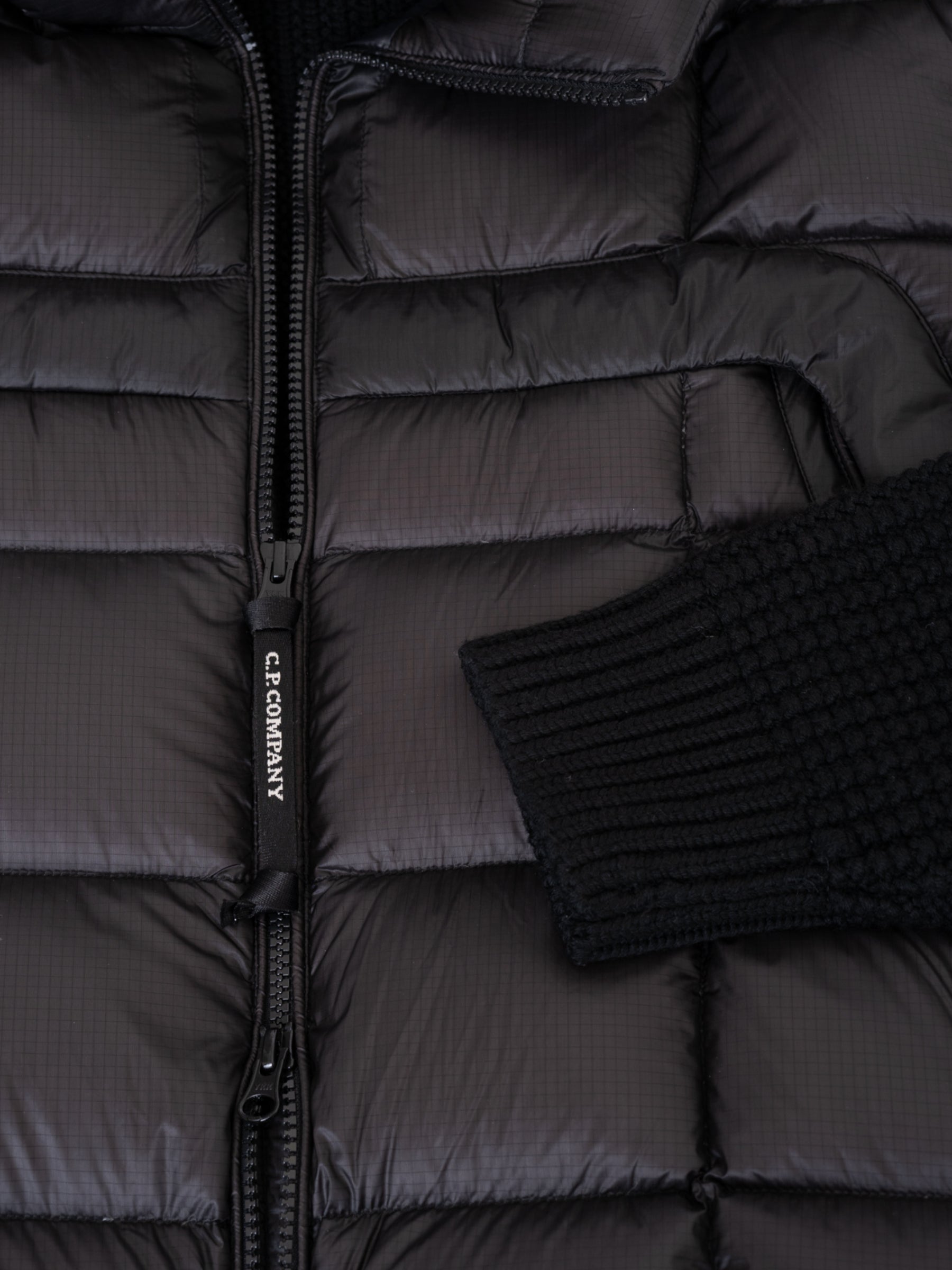 Mixed Wool Goggle Jacket - Zwart
