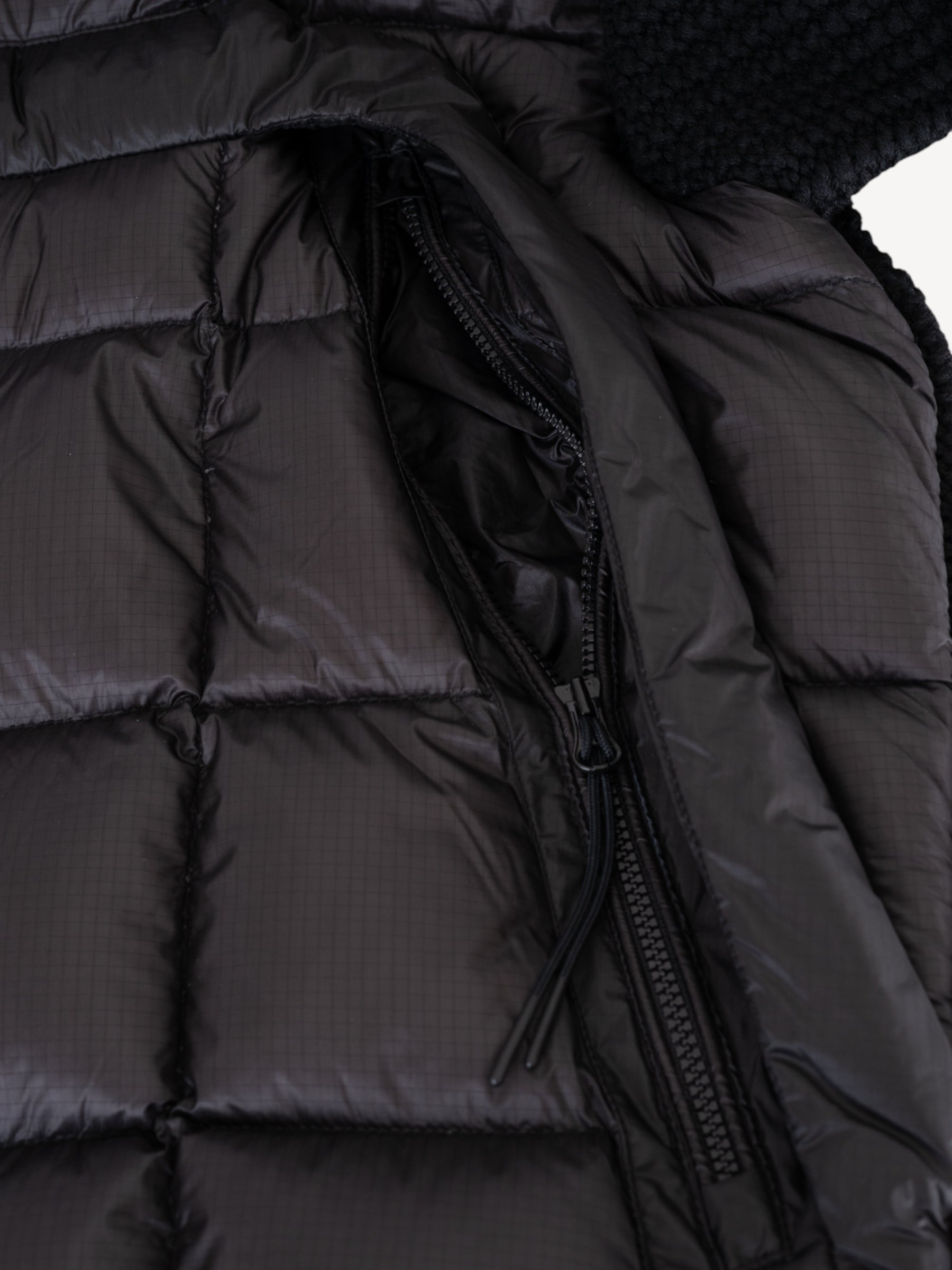 Mixed Wool Goggle Jacket - Zwart
