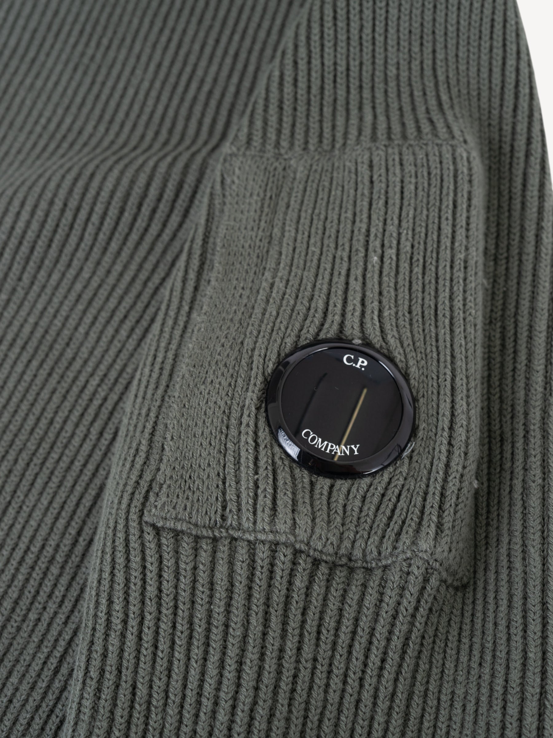 Rib Crewneck Sweater - Gunmetal