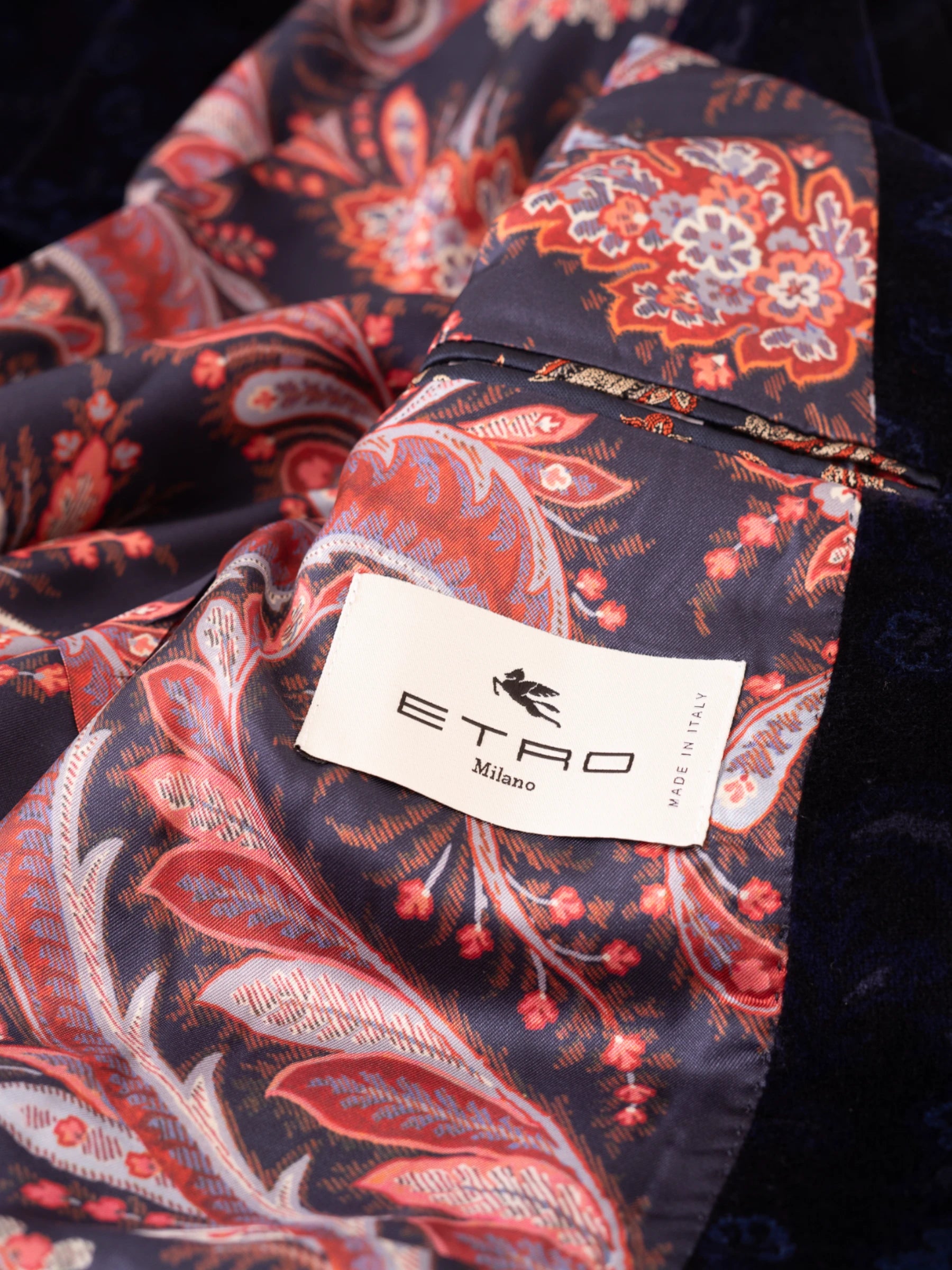 Jacquard Blazer - Donkerblauw