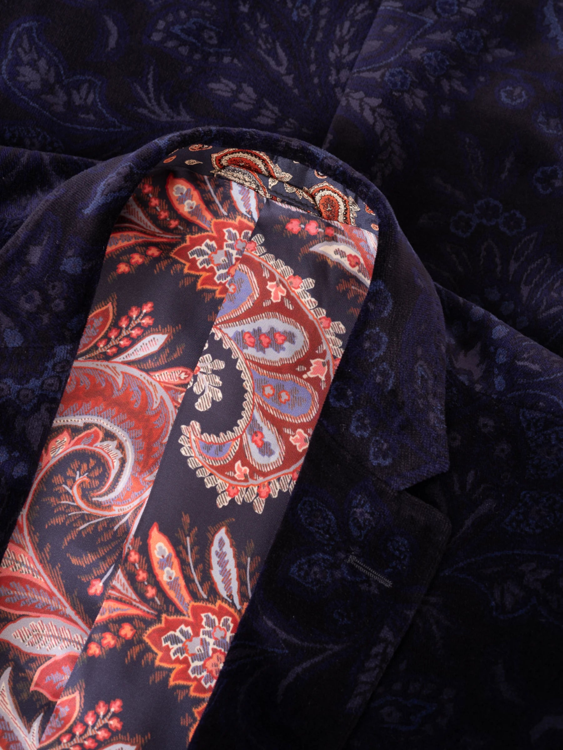 Jacquard Blazer - Donkerblauw