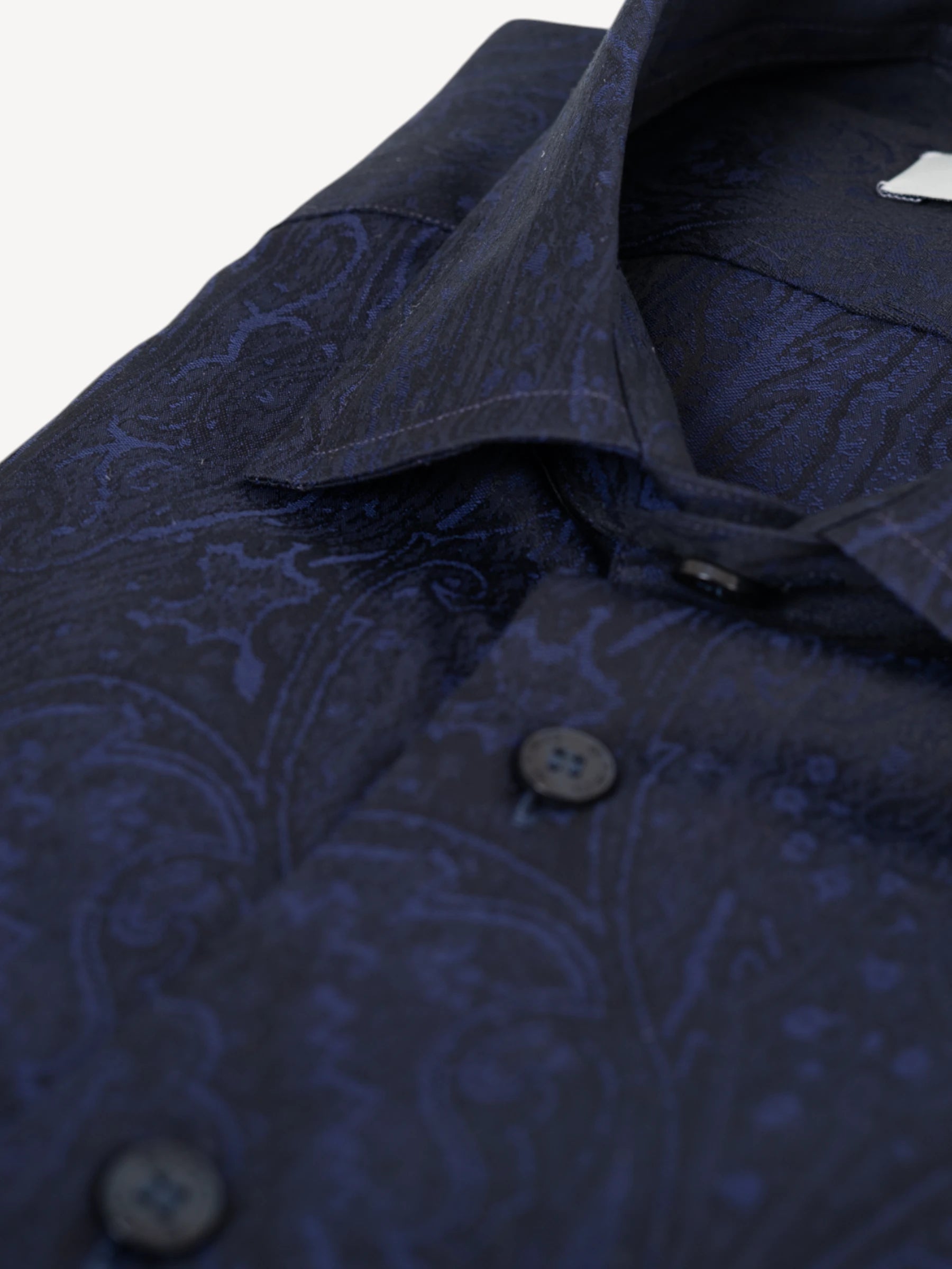 Jacquard Shirt - Donkerblauw