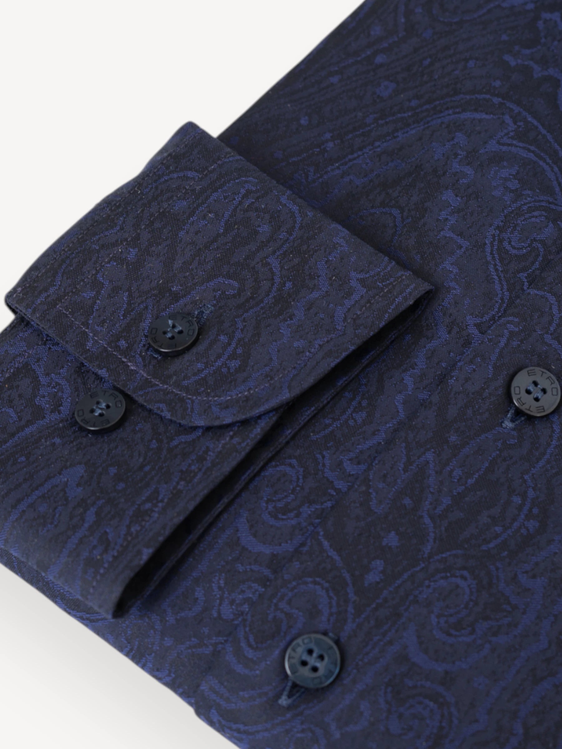 Jacquard Shirt - Donkerblauw