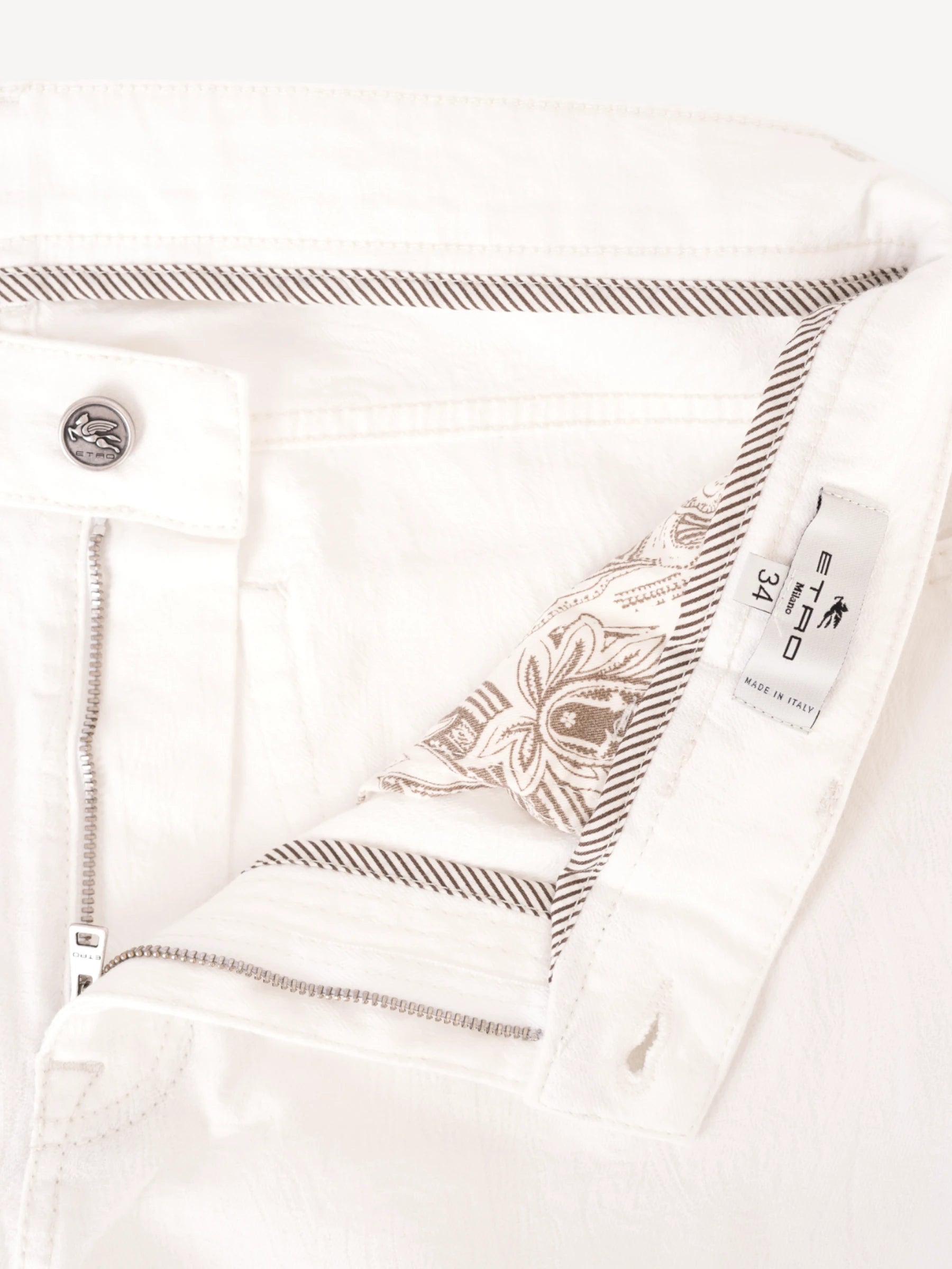 Paisley Jeans - Wit