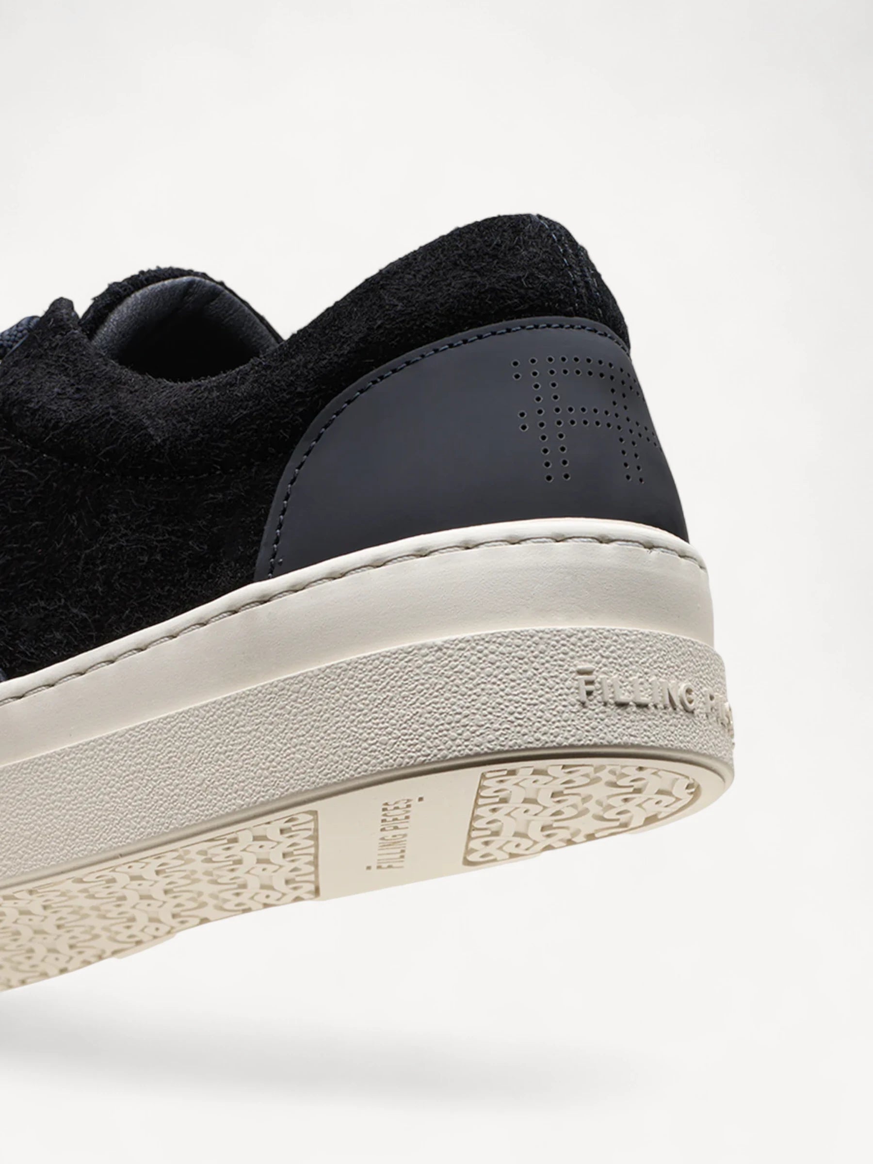 Riviera Fuzz Sneakers - Black