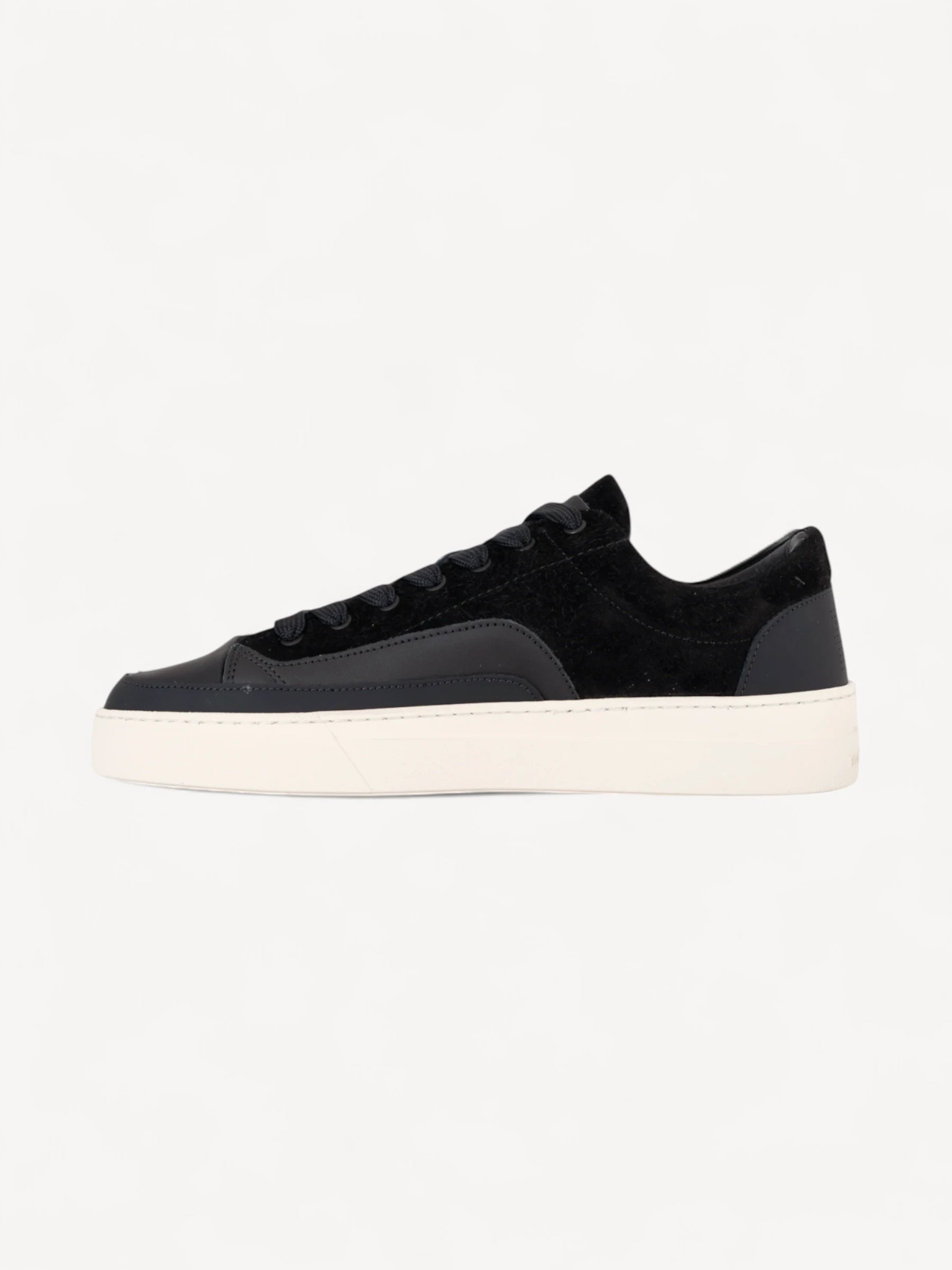Riviera Fuzz Sneakers - Black