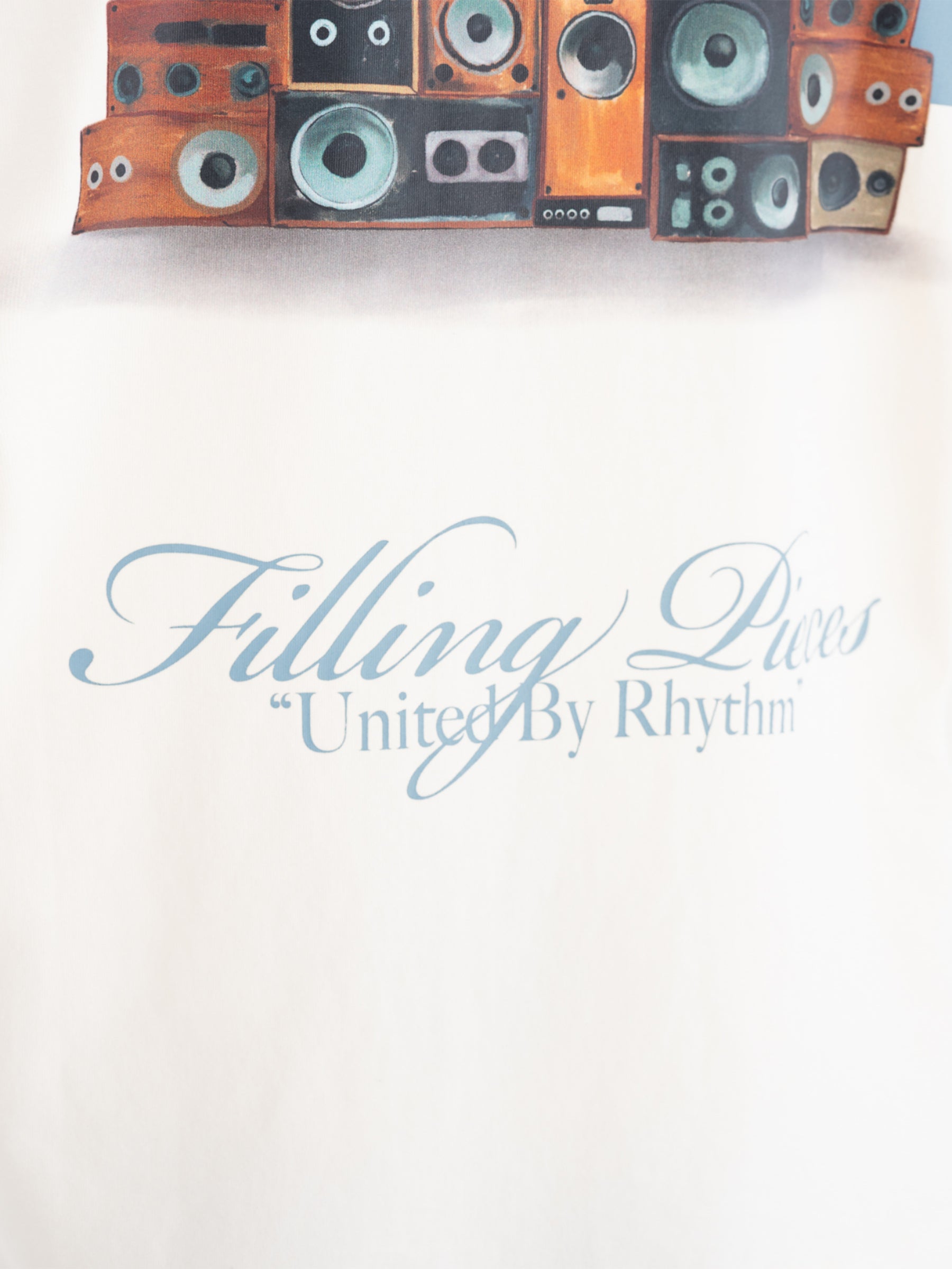 Speaker Wall T-Shirt - Antique White