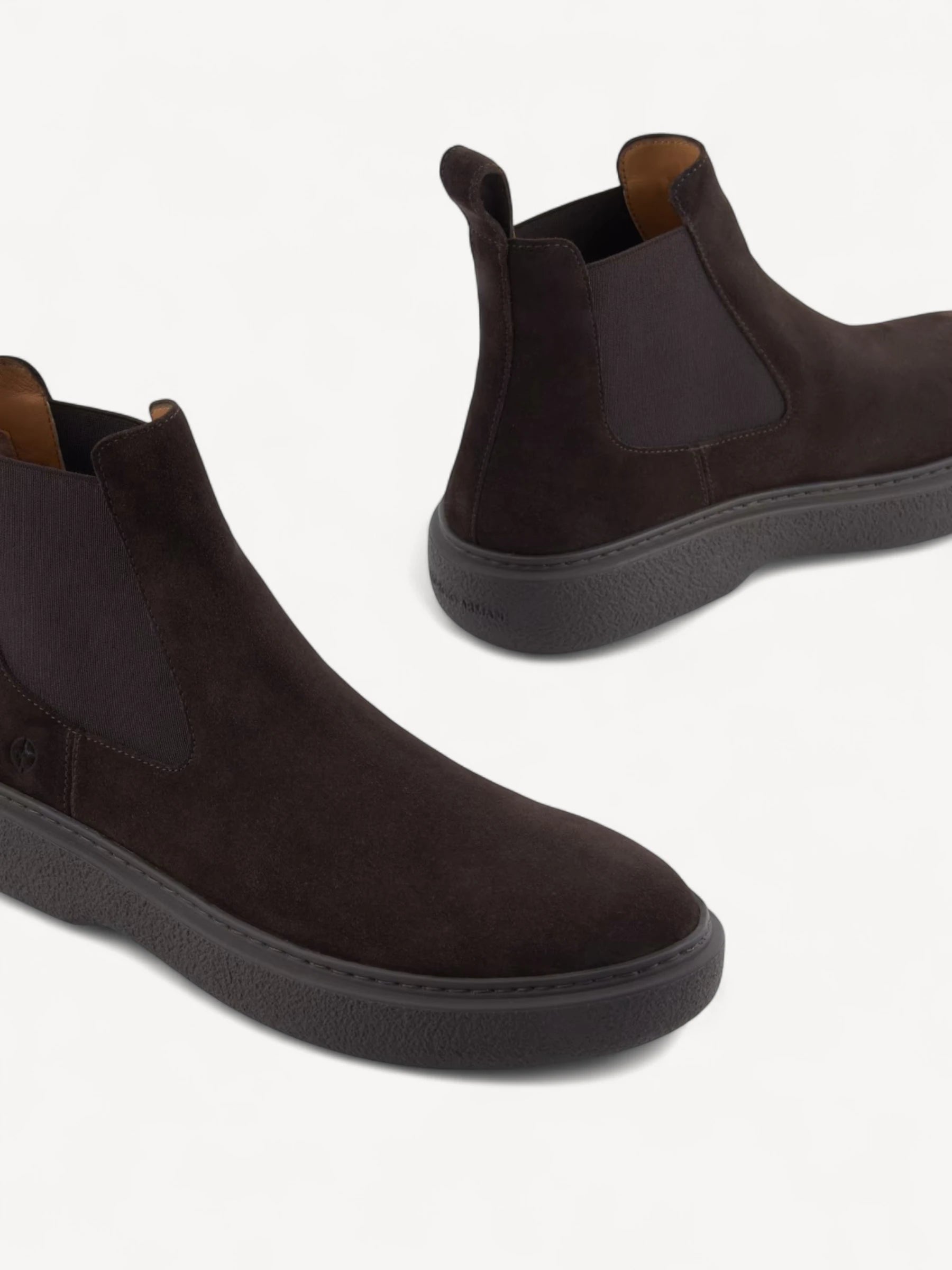 Suede Ankle Boots - Bruin