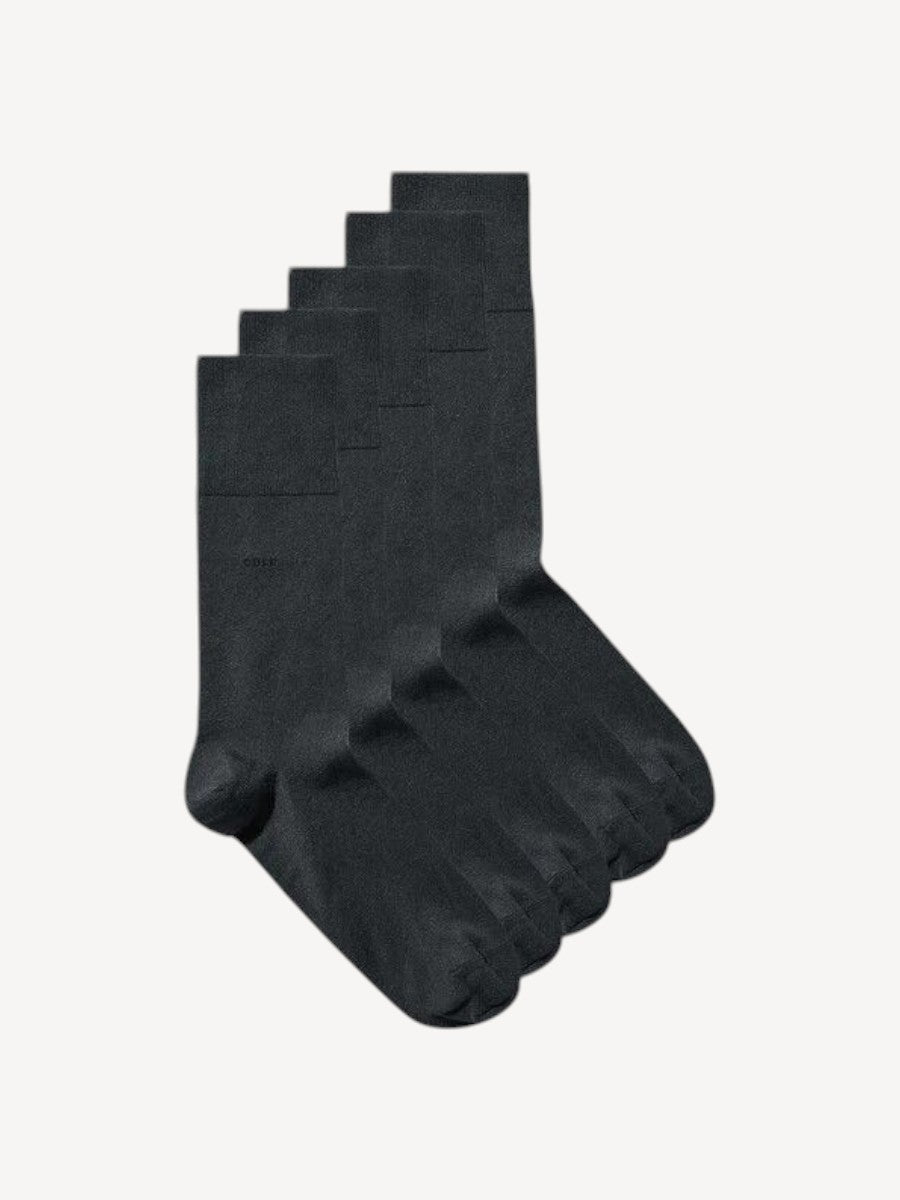 Bamboo Socks 5-Pack - Dark Grey