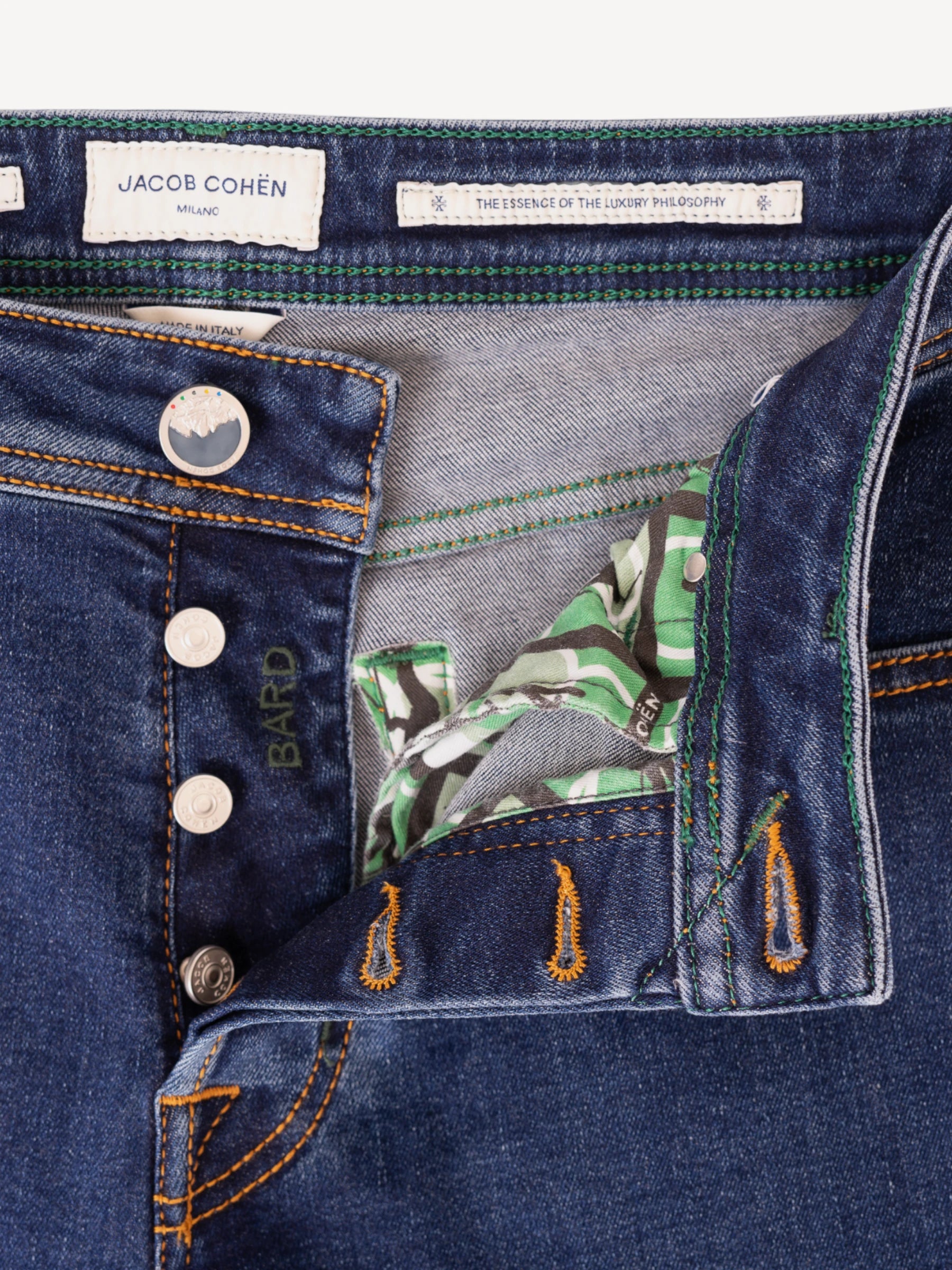 Bard Slim Fit Jeans - Donkerblauw