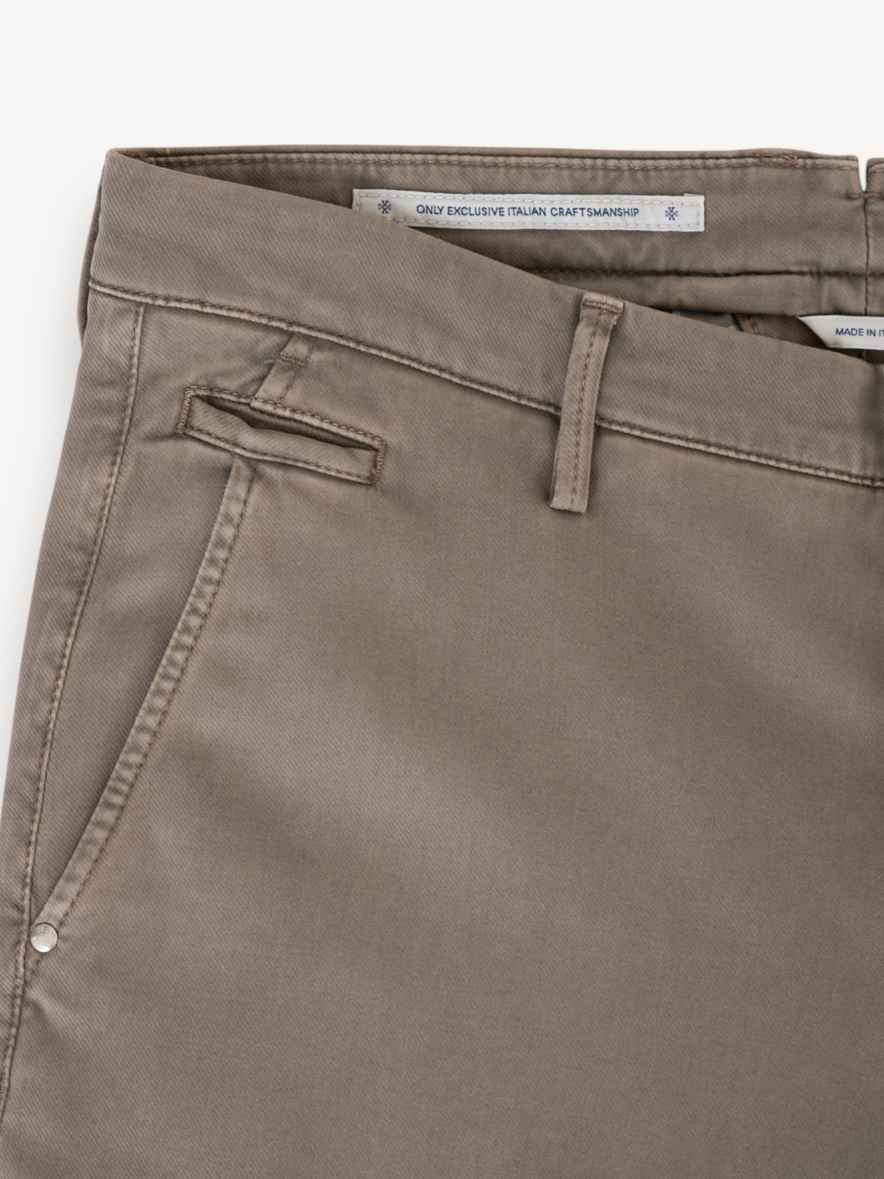 Bobby Slim-Fit Broek - Stone Green