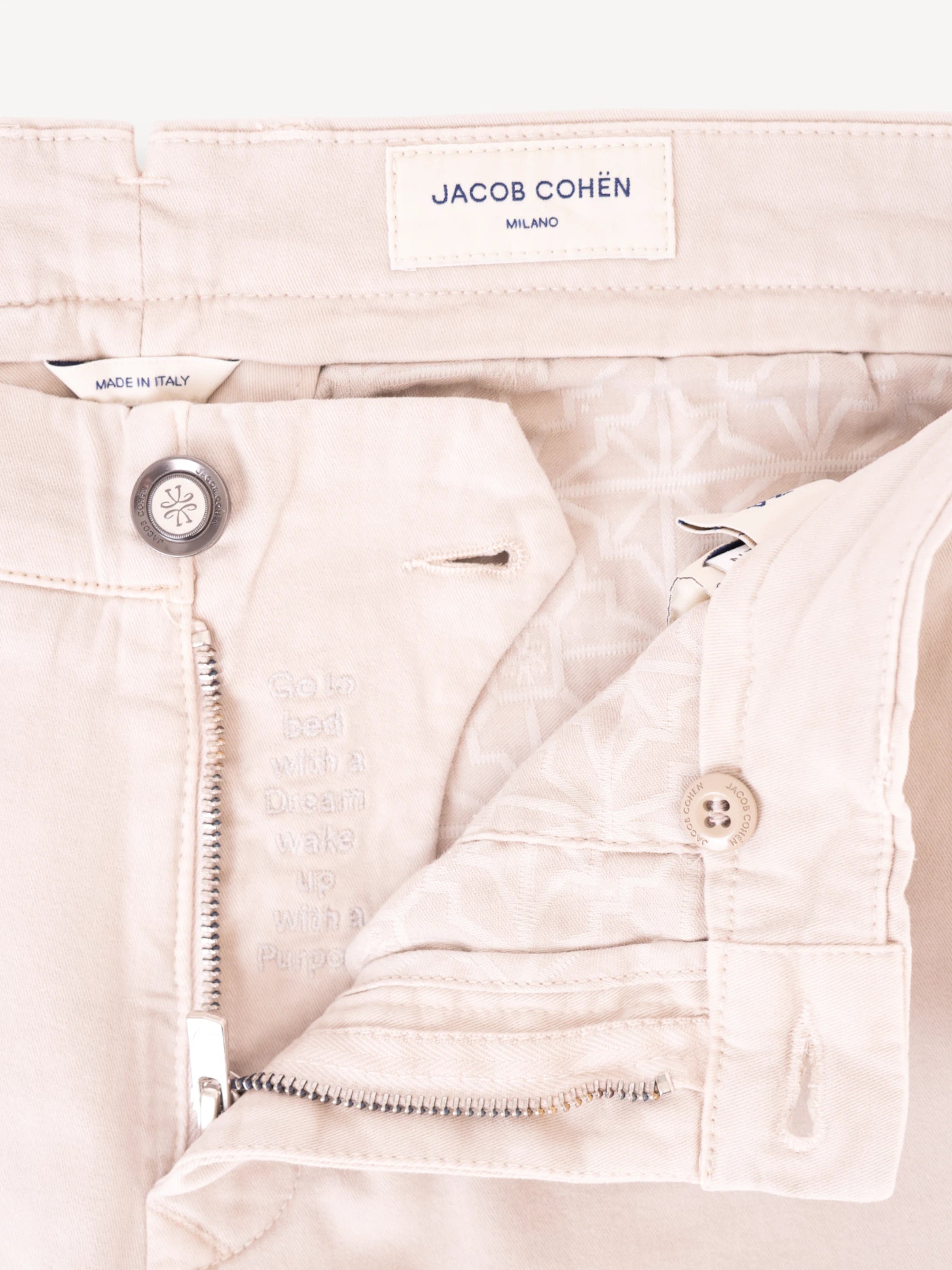 Bobby Slim-Fit Broek - Lichtbeige
