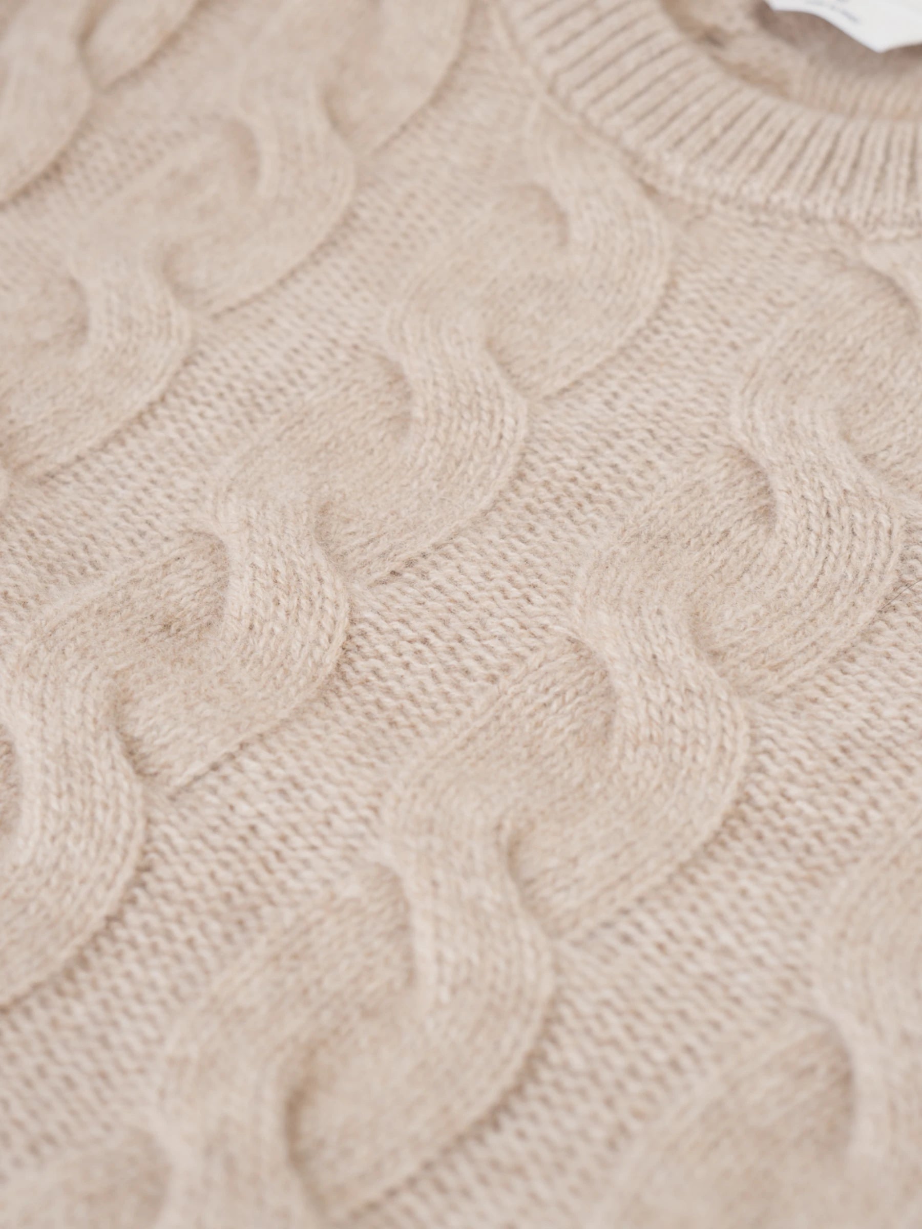 Kabel Sweater - Beige