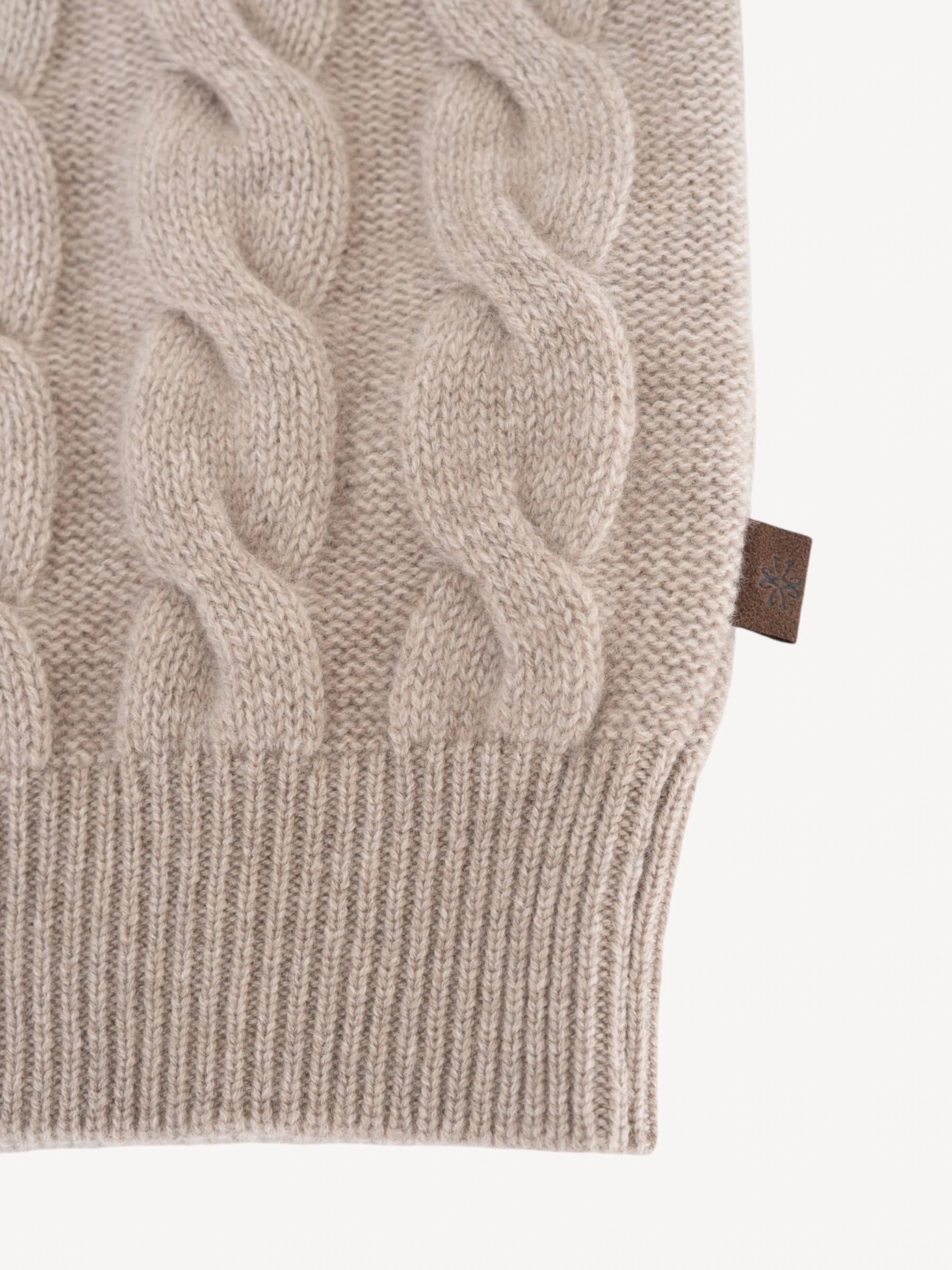 Kabel Sweater - Beige