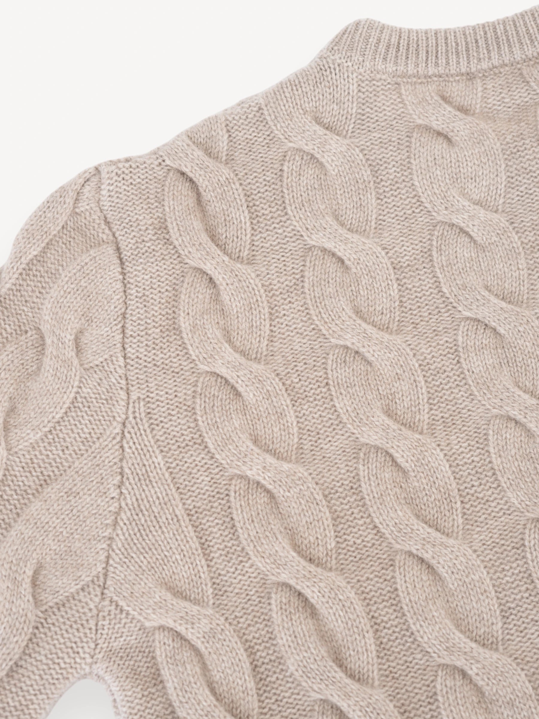 Kabel Sweater - Beige