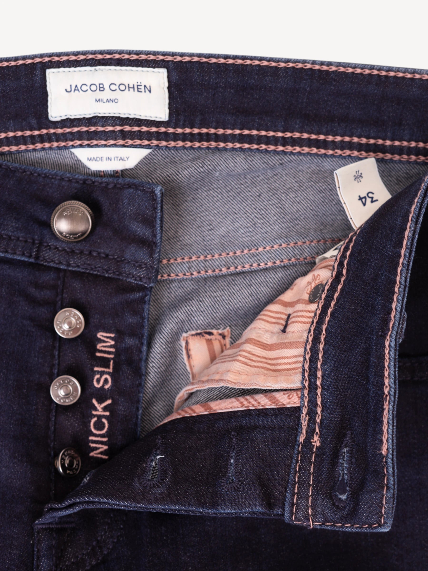 Nick Slim Jeans - Donkerblauw
