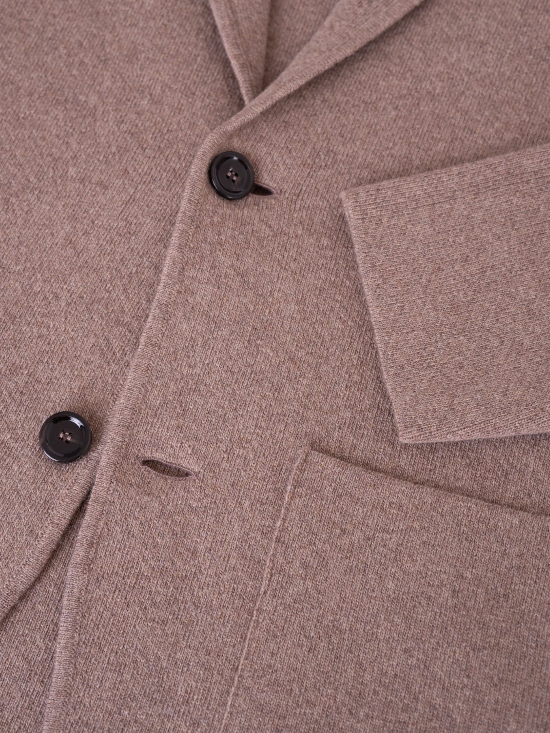 Knitted Blazer - Lichtbruin