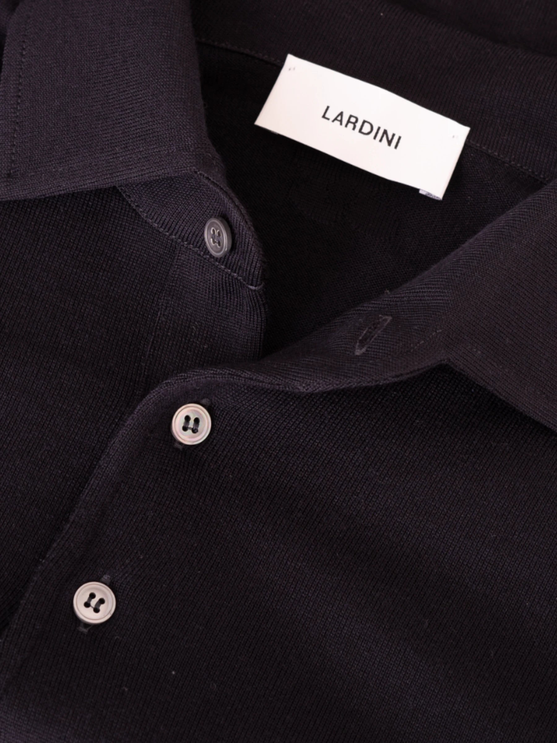Longsleeve Polo - Donkerblauw