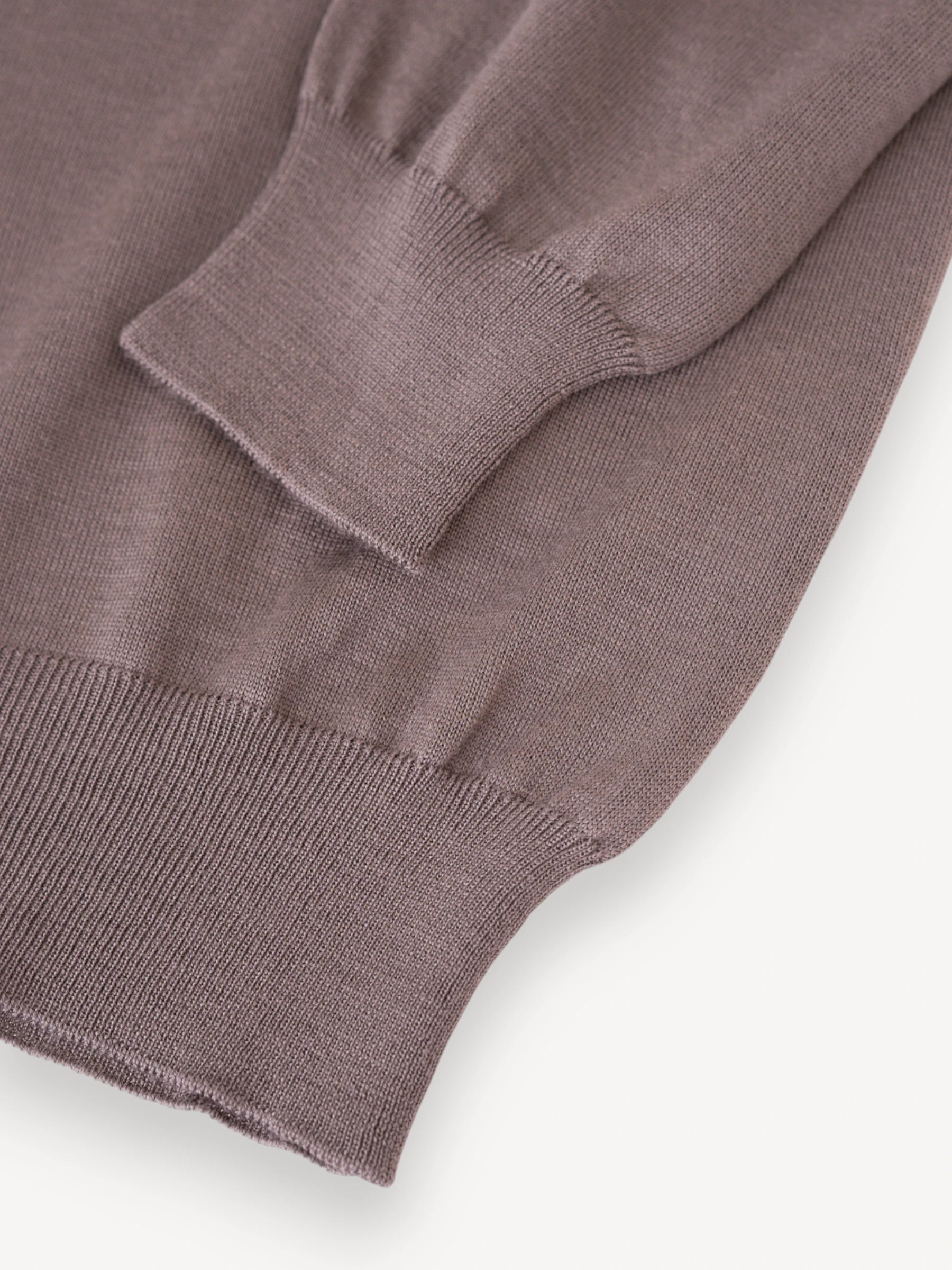Mockneck Pullover - Taupe