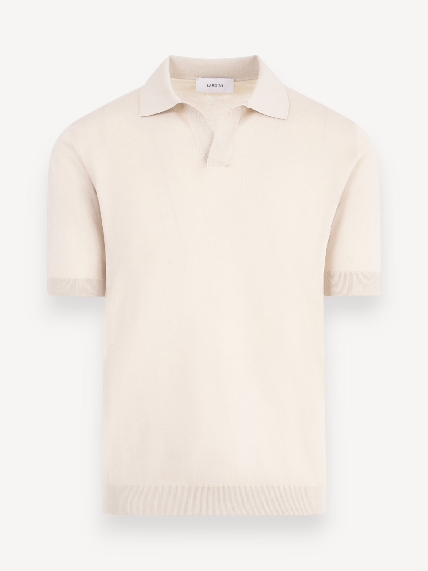 Knit Polo - Beige