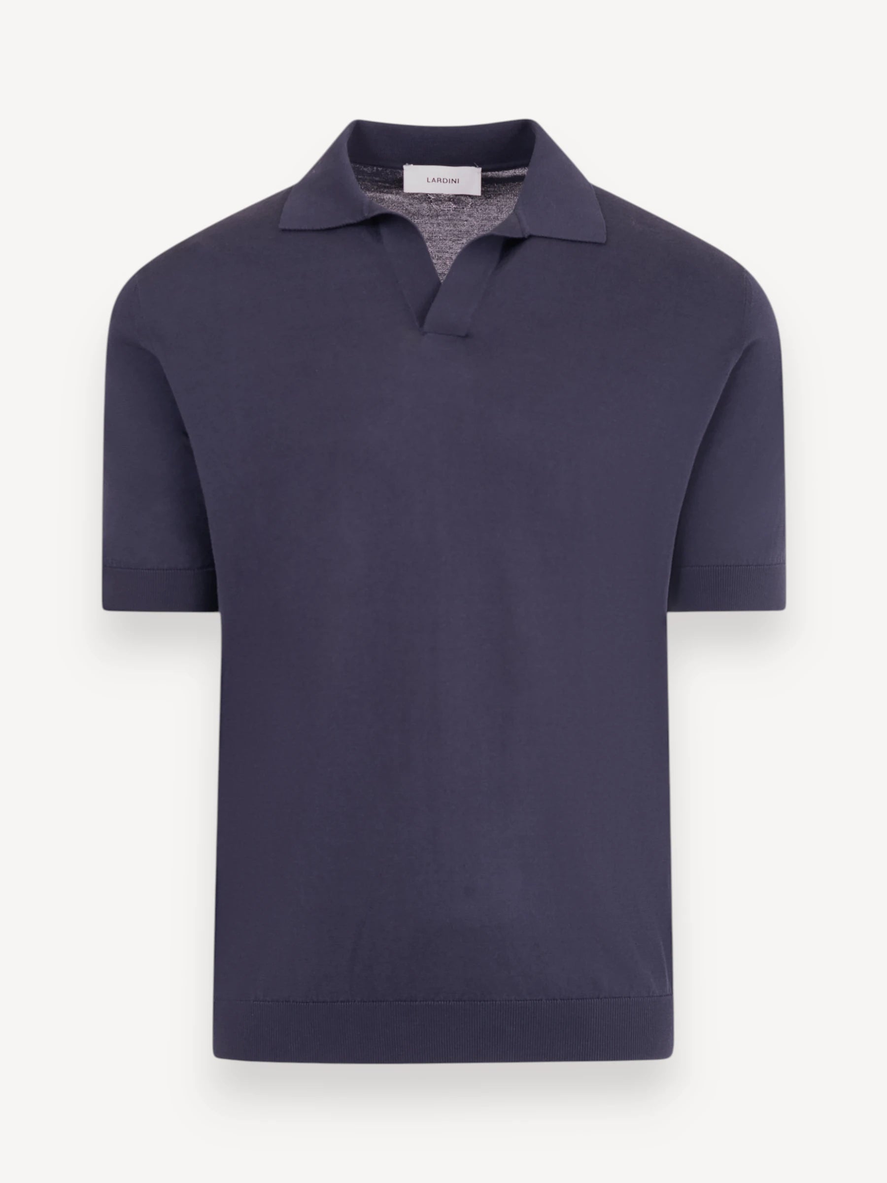 Knit Polo - Donkerblauw