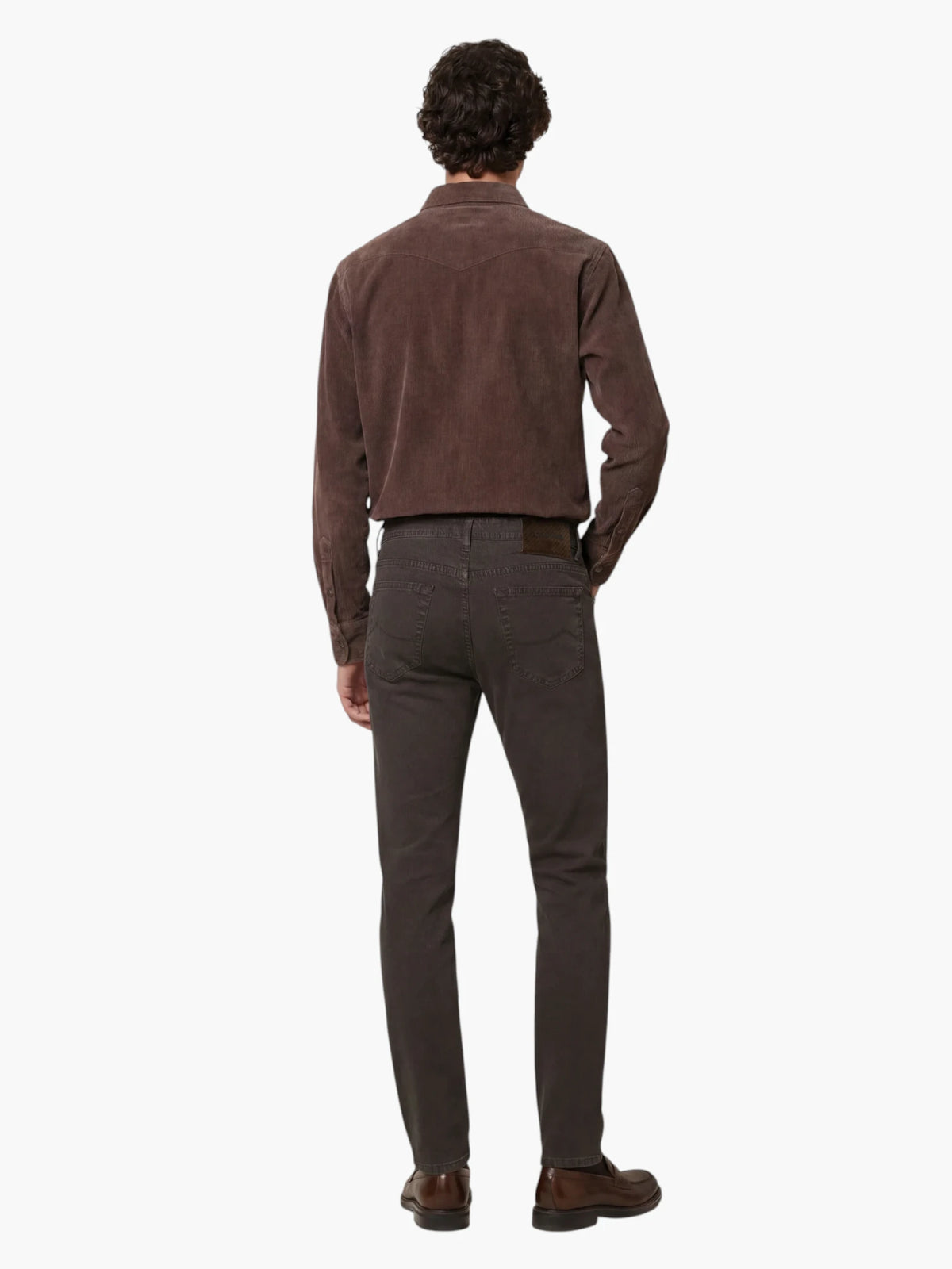 Bard 5 Pocket Slim-Fit Broek JUM QE004 036 S4216 TN - Donkerbruin