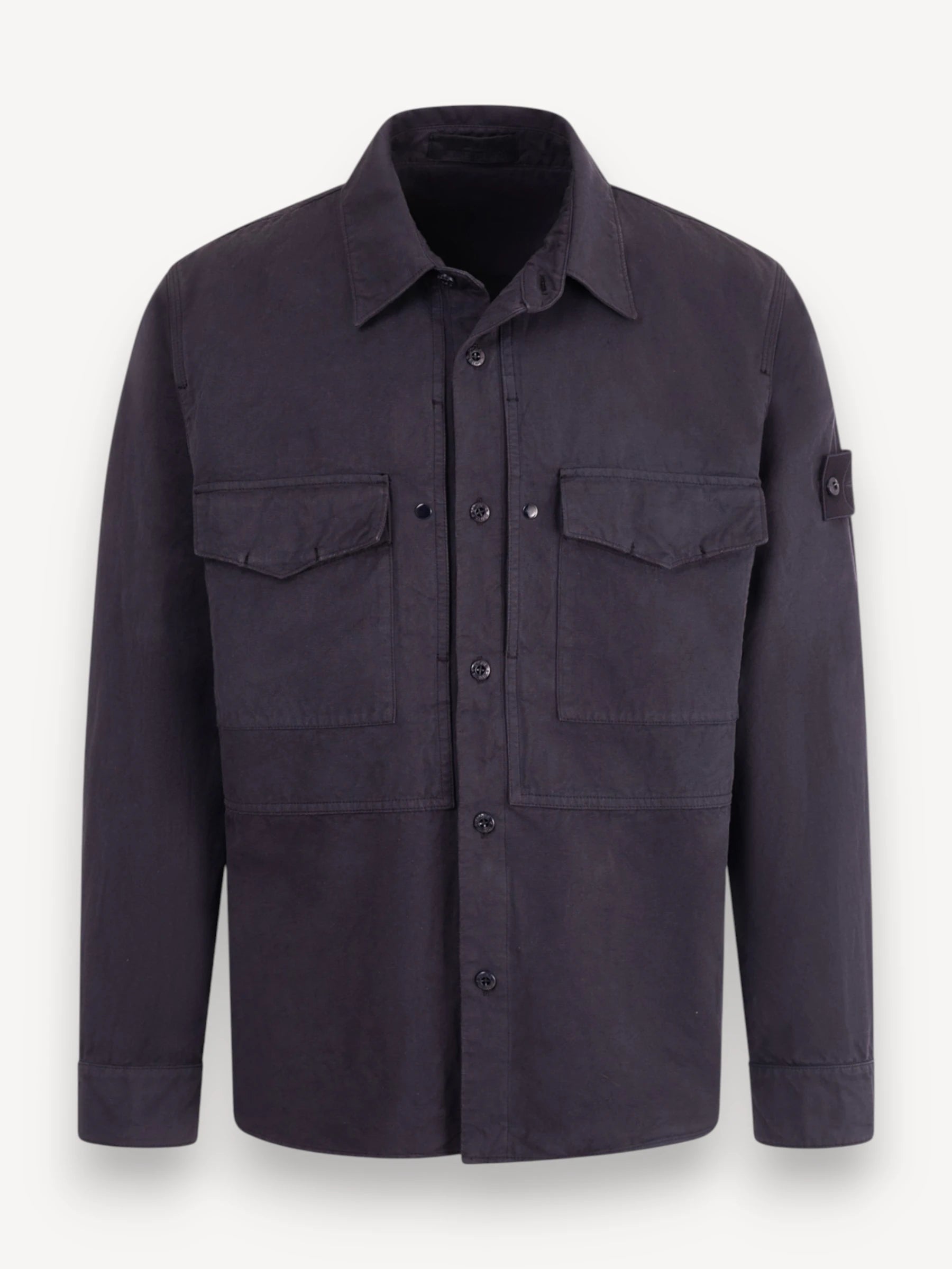 Ghost Piece Overshirt - Navy Blue