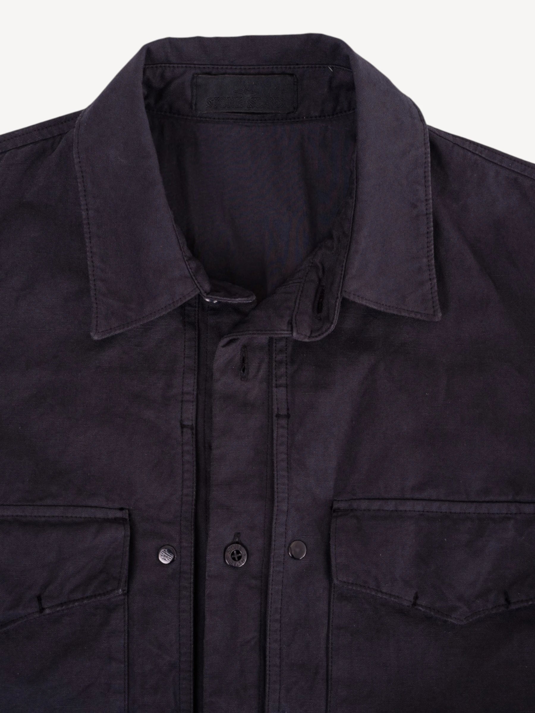Ghost Piece Overshirt - Navy Blue
