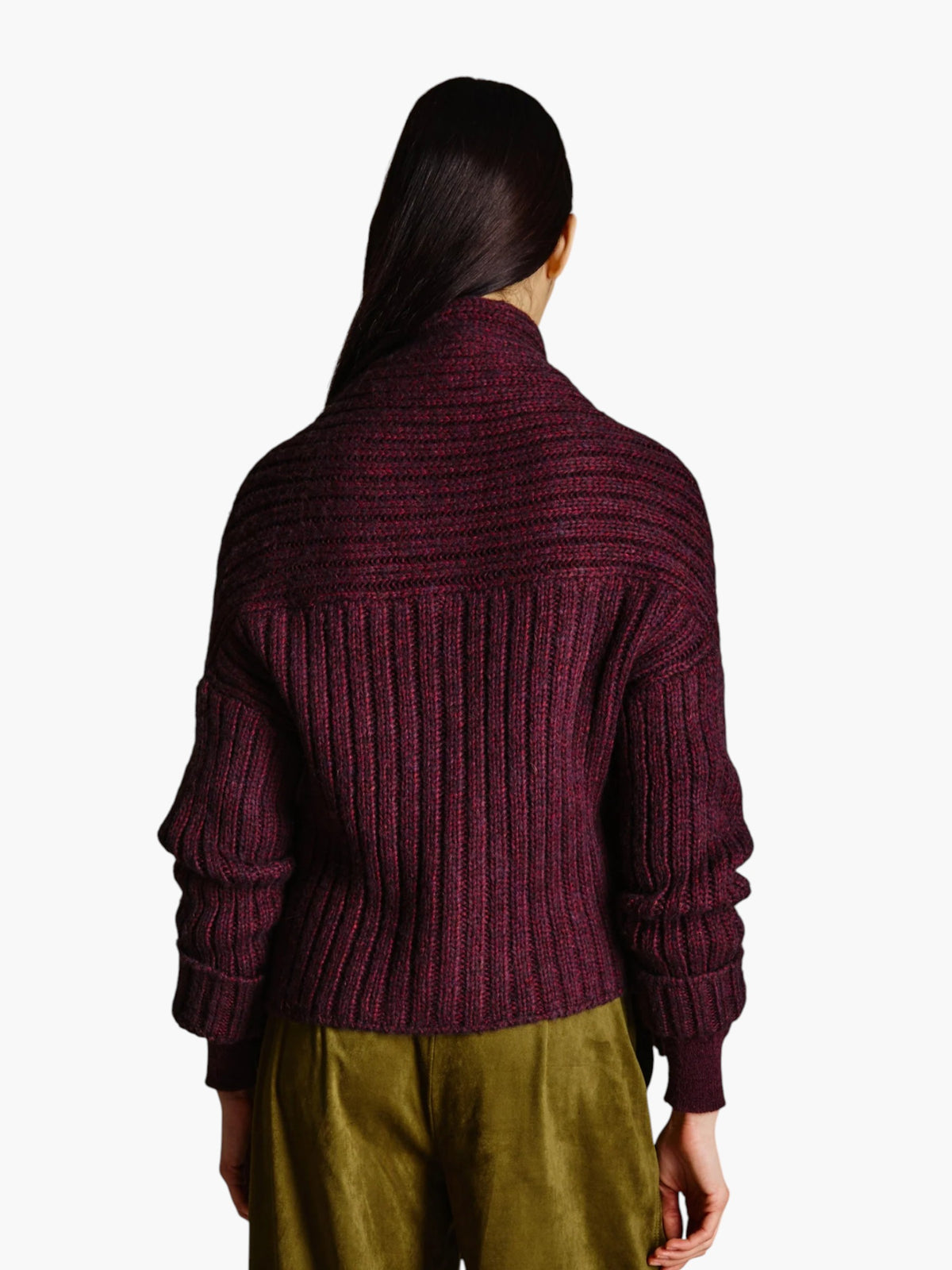 Nenette Cardigan - Bordauxrood