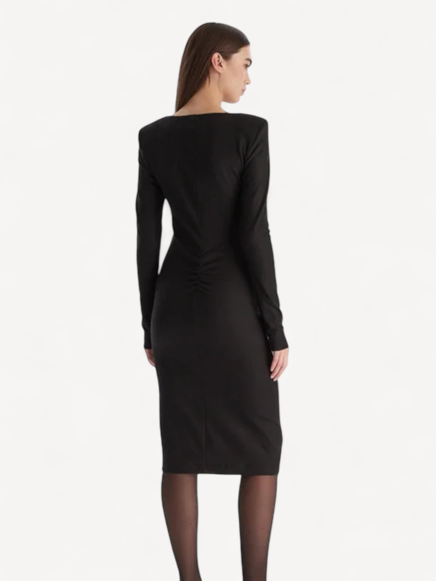 Midi Dress - Zwart