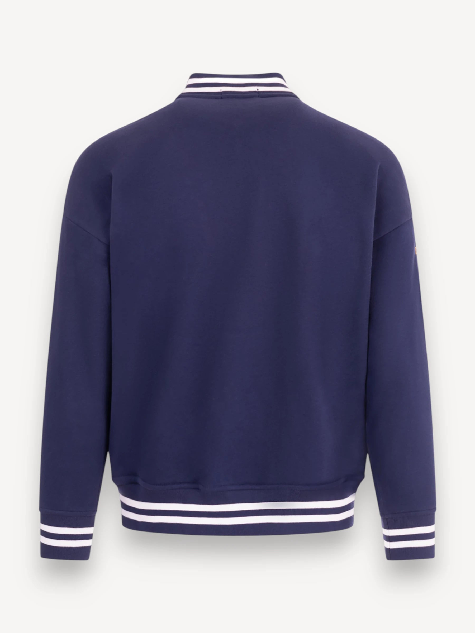 Sweat Bomber Jacket - Navy