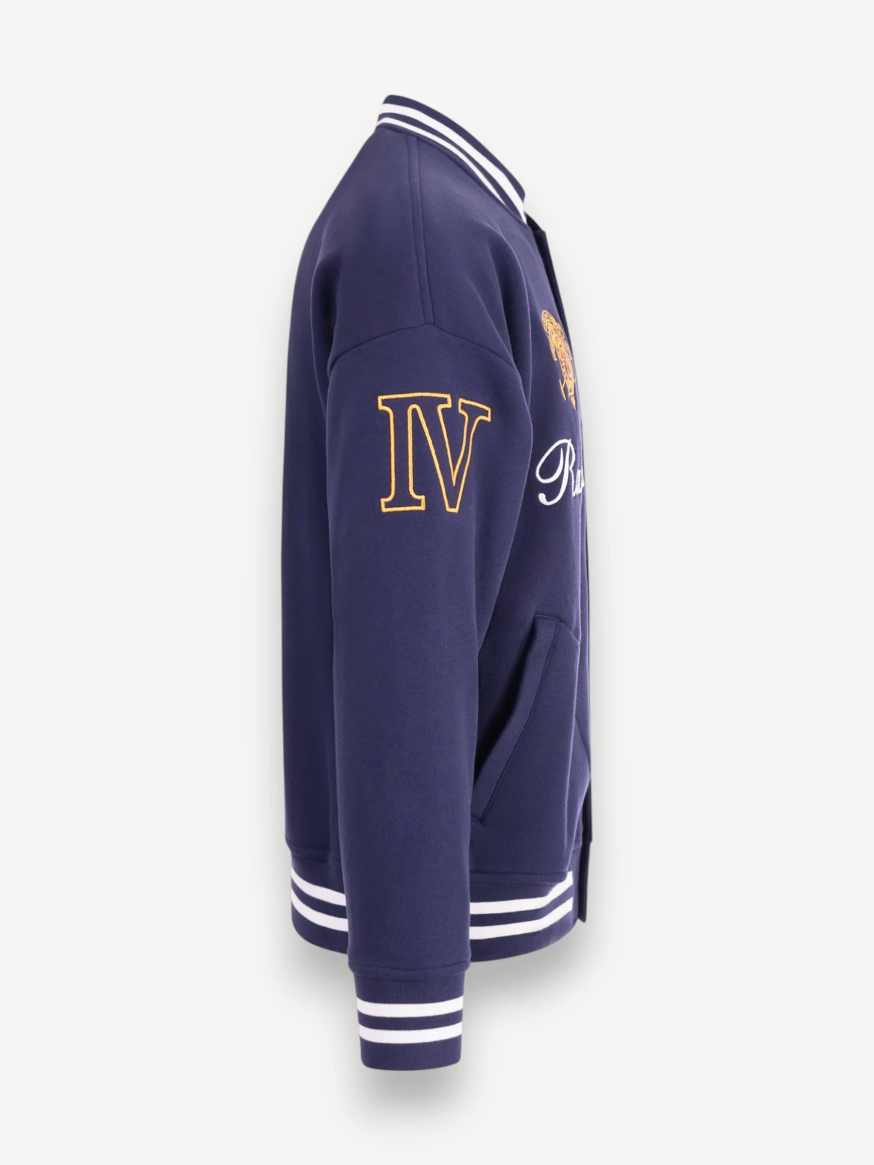 Sweat Bomber Jacket - Navy