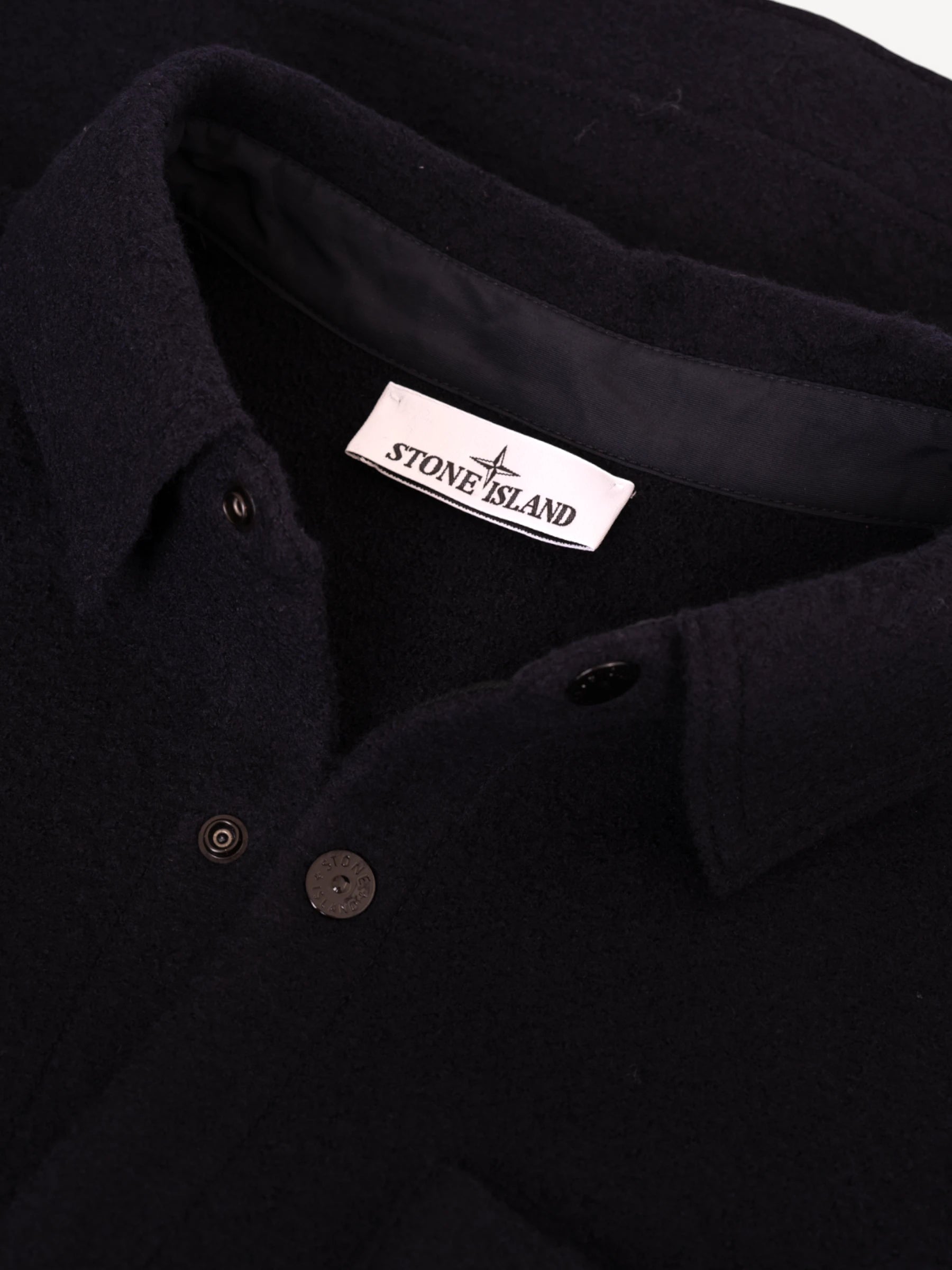 Wool Overshirt - Donkerblauw