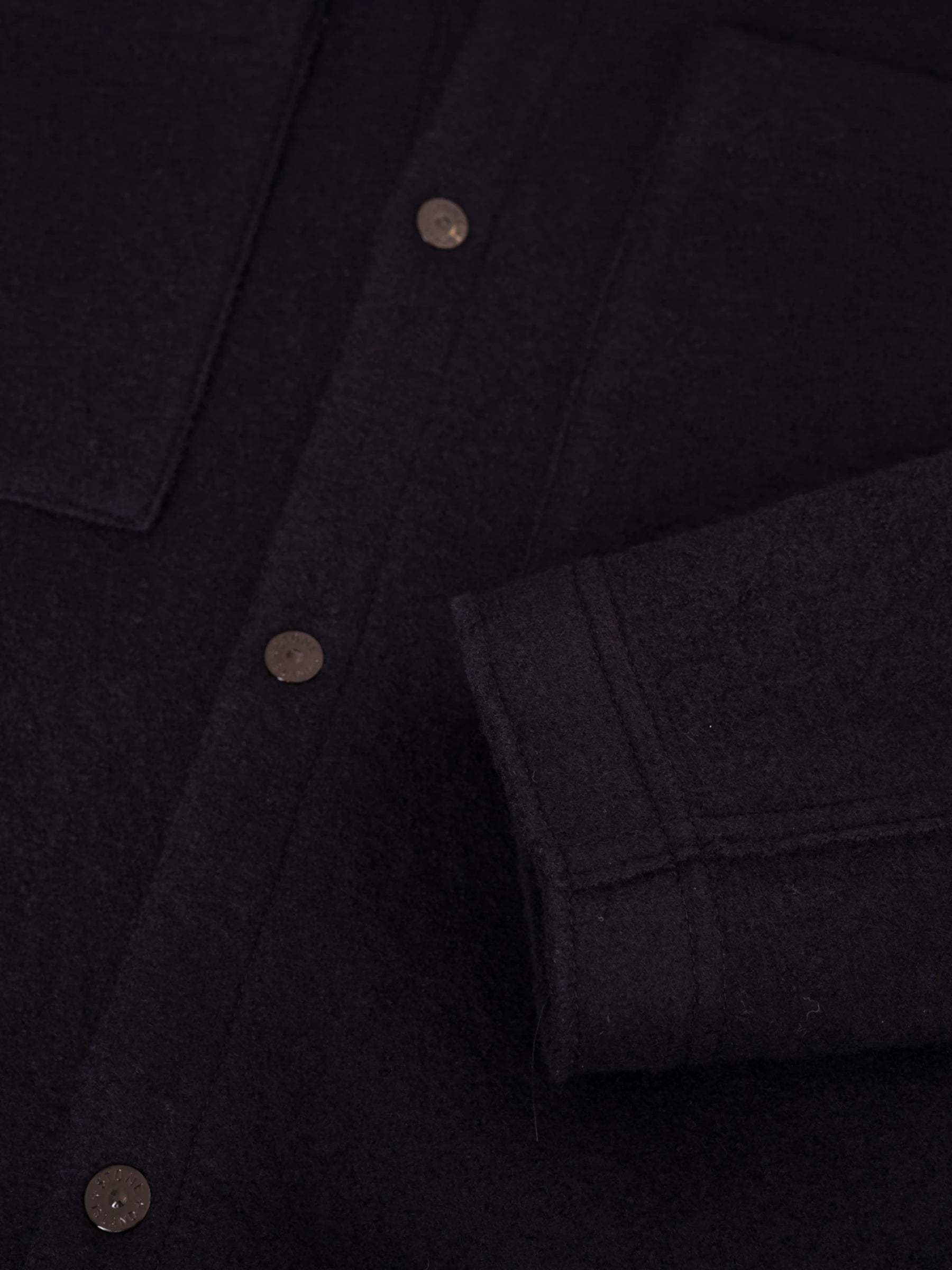 Wool Overshirt - Donkerblauw
