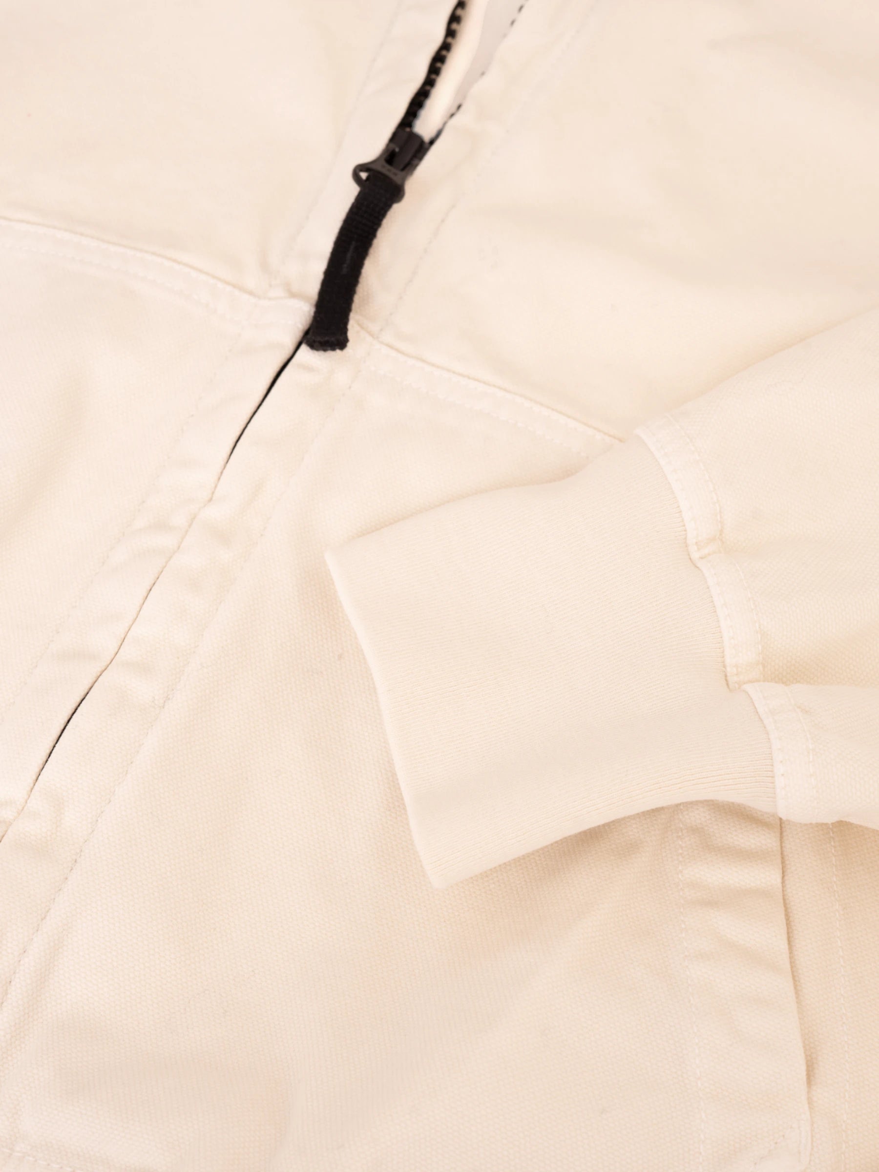 Oversized Zip Sweater - Off White