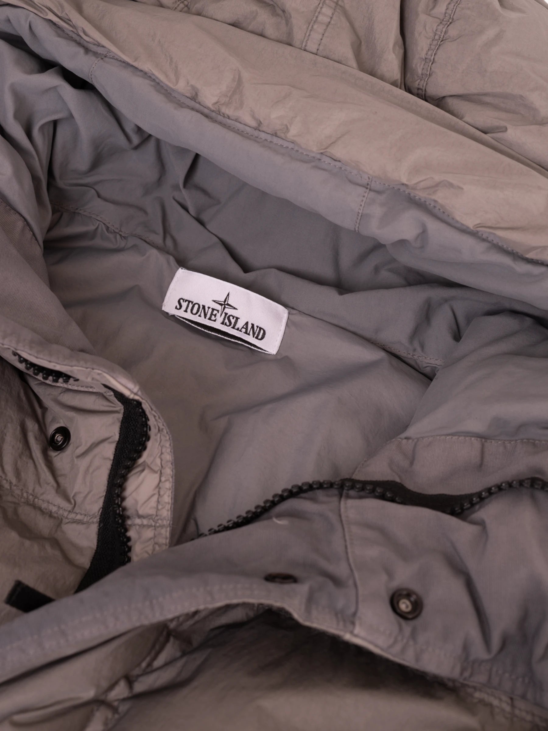 Crinkle Reps Down Jacket - Cement