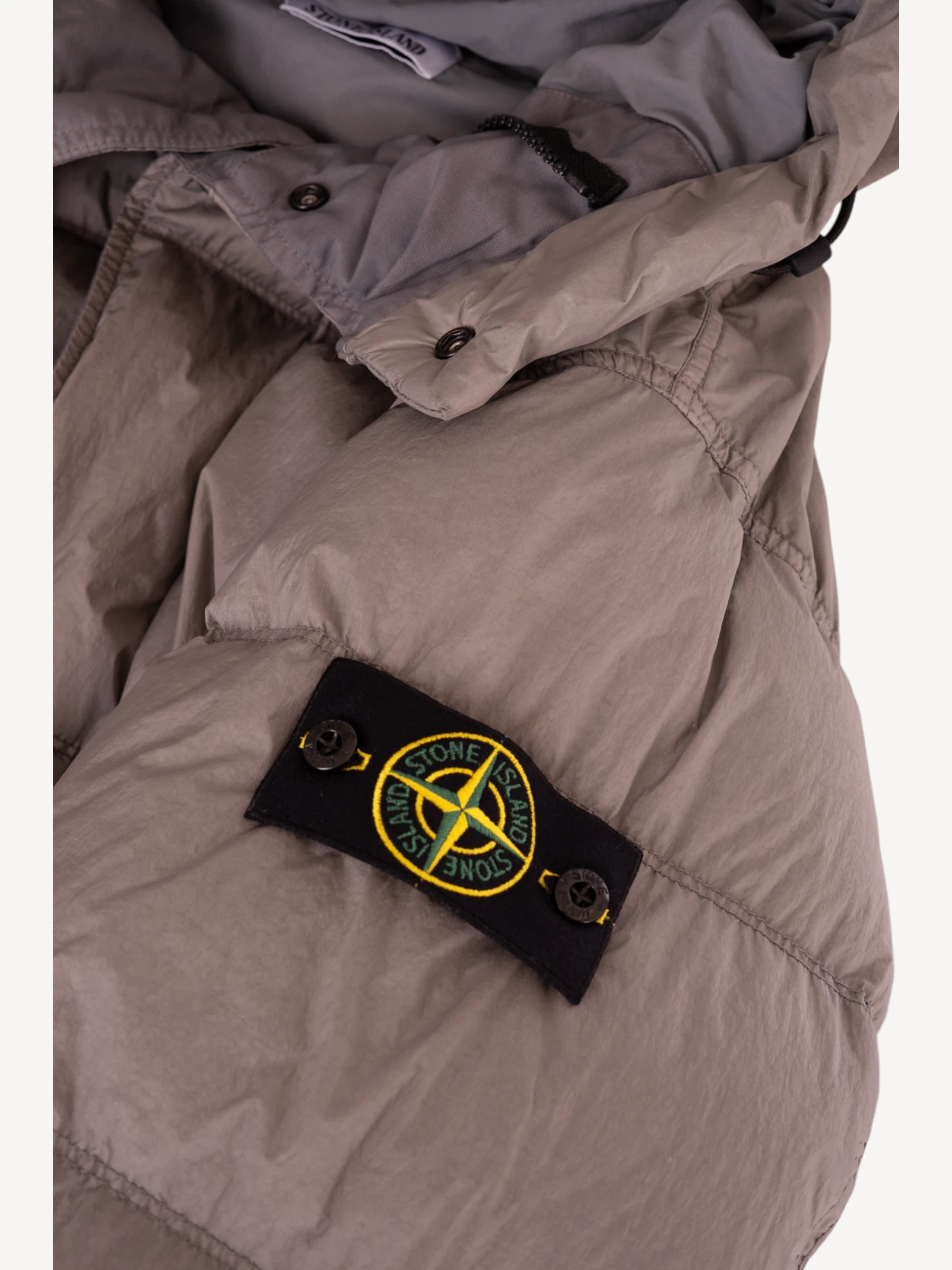 Crinkle Reps Down Jacket - Cement