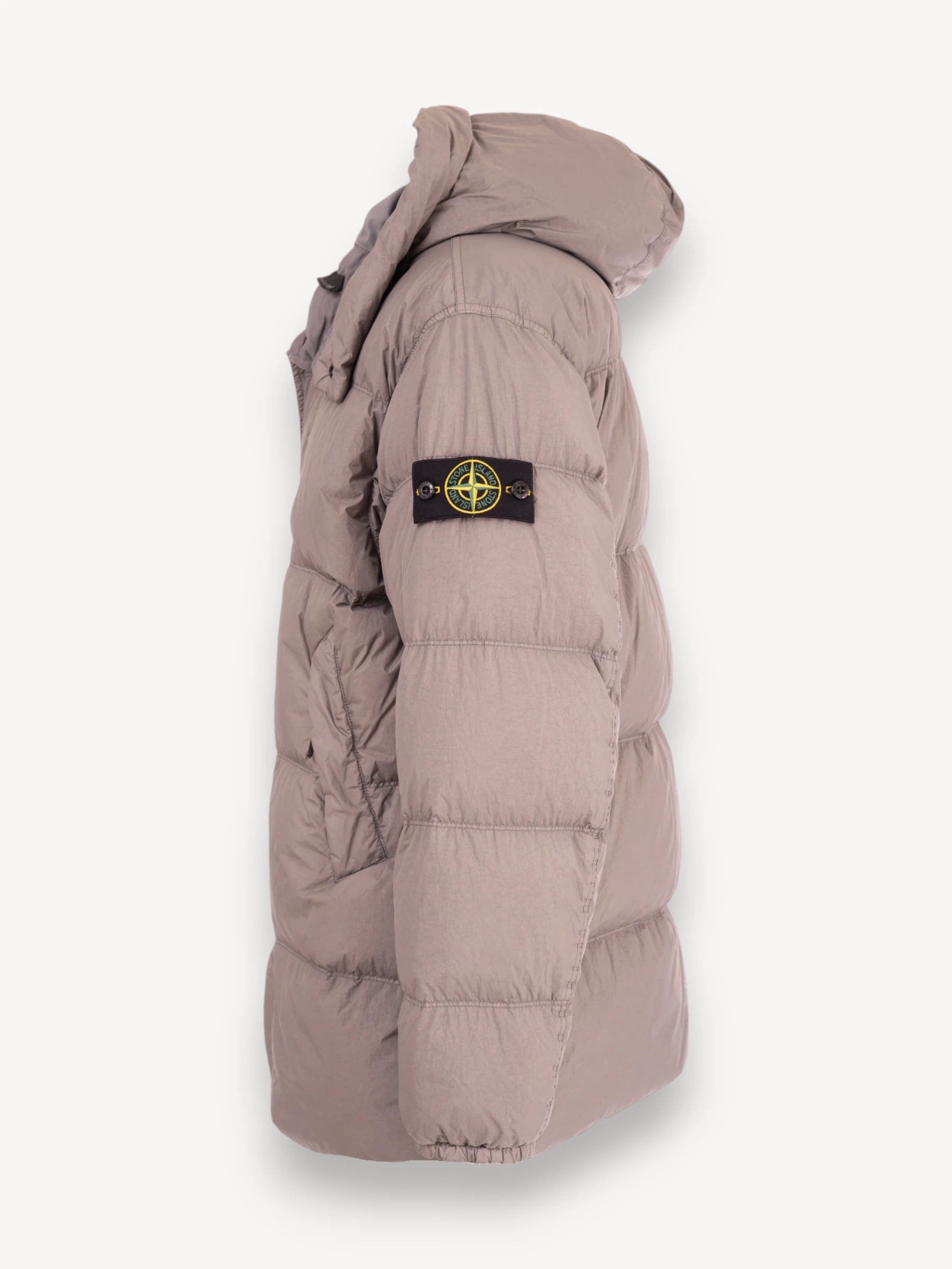 Crinkle Reps Down Jacket - Cement