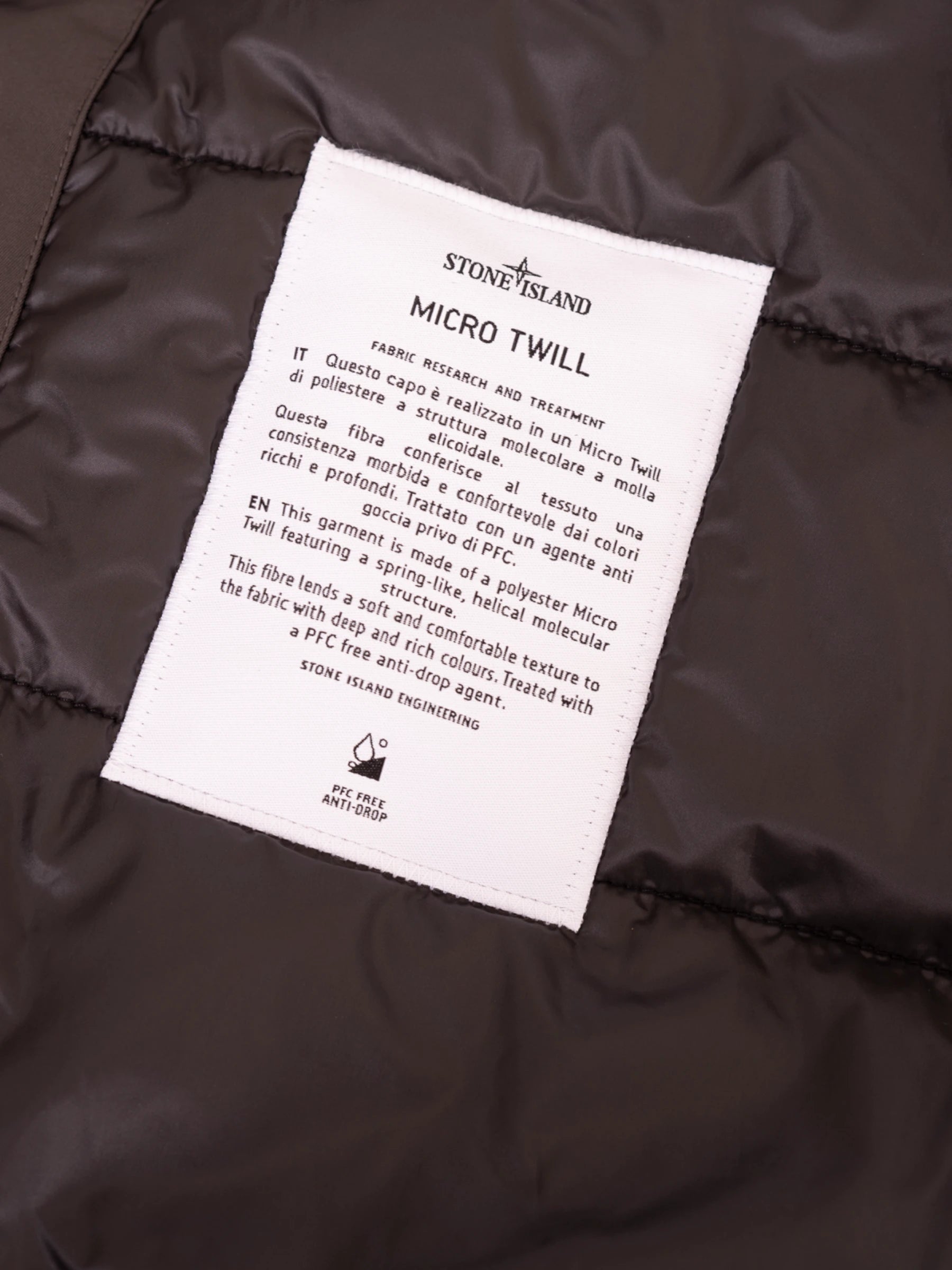 Micro Twill Coat - Lead Grey