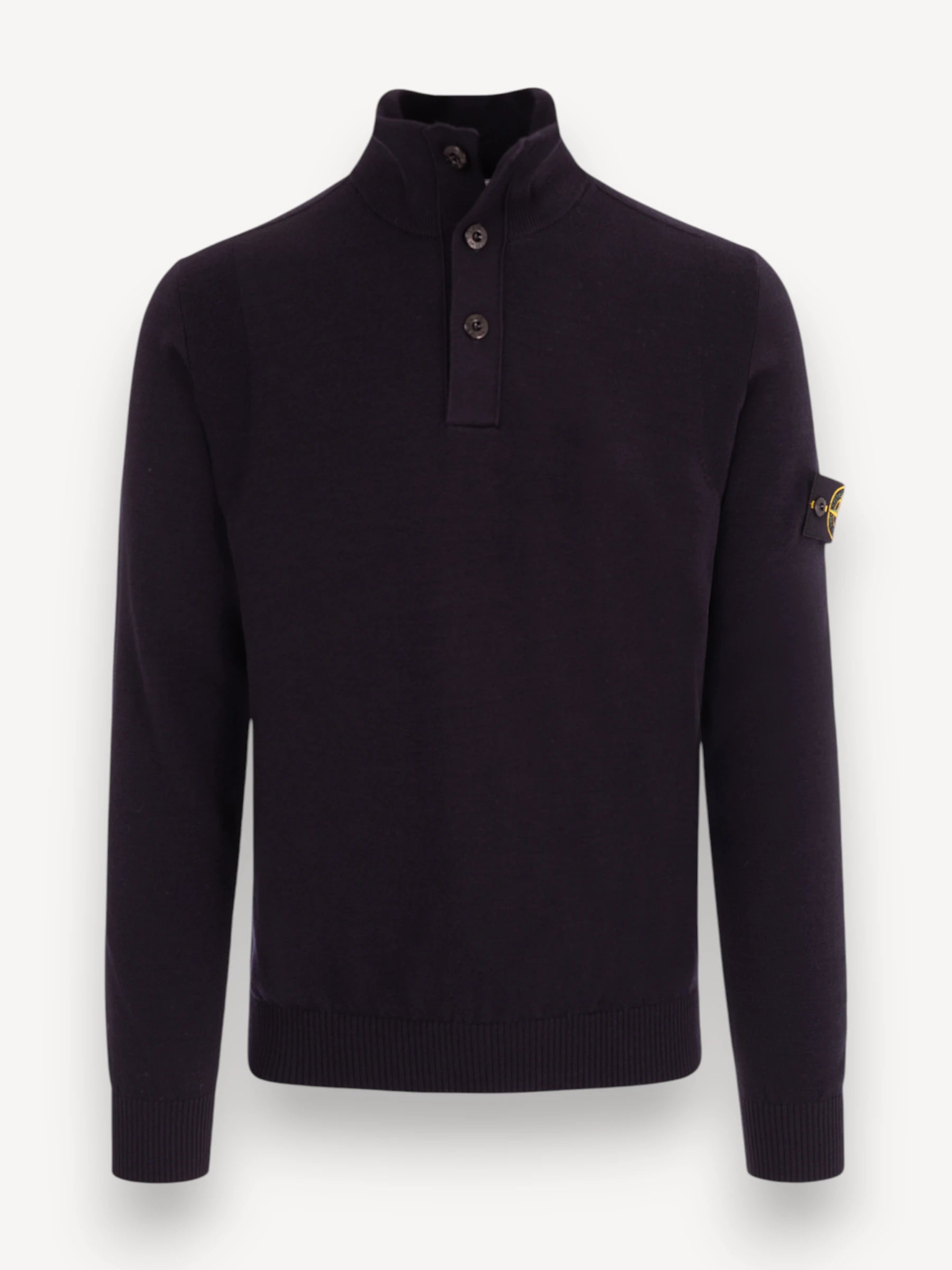 Stretch Wool Jumper - Donkerblauw